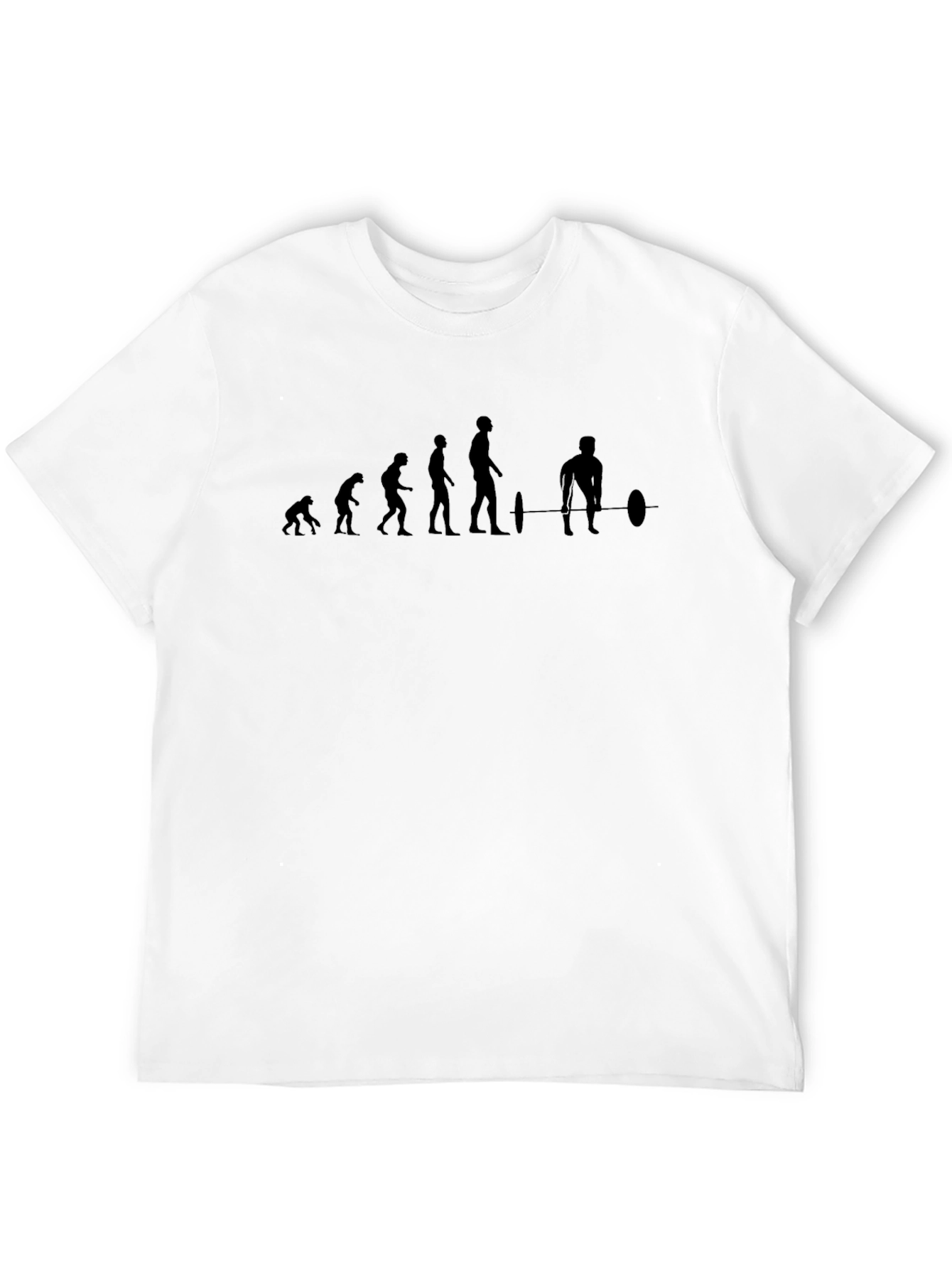 Black Evolution of Gym: Black Graphic Tee for Fitness Lovers view 12