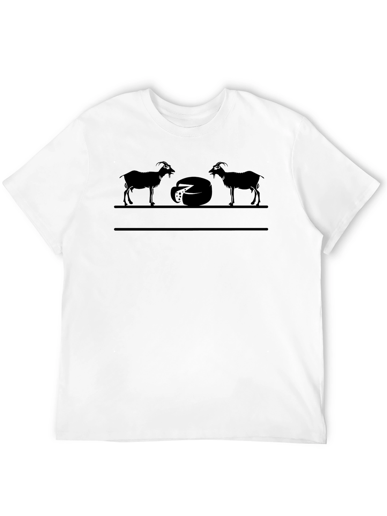 Black Goat Cheese Graphic Tee - Black T-Shirt view 12