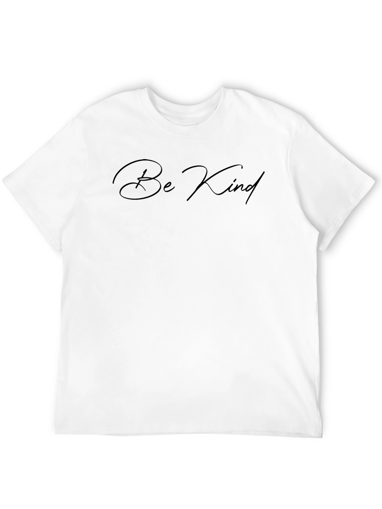 Black Be Kind Black Graphic Tee - Soft Cotton Casual T-Shirt view 12