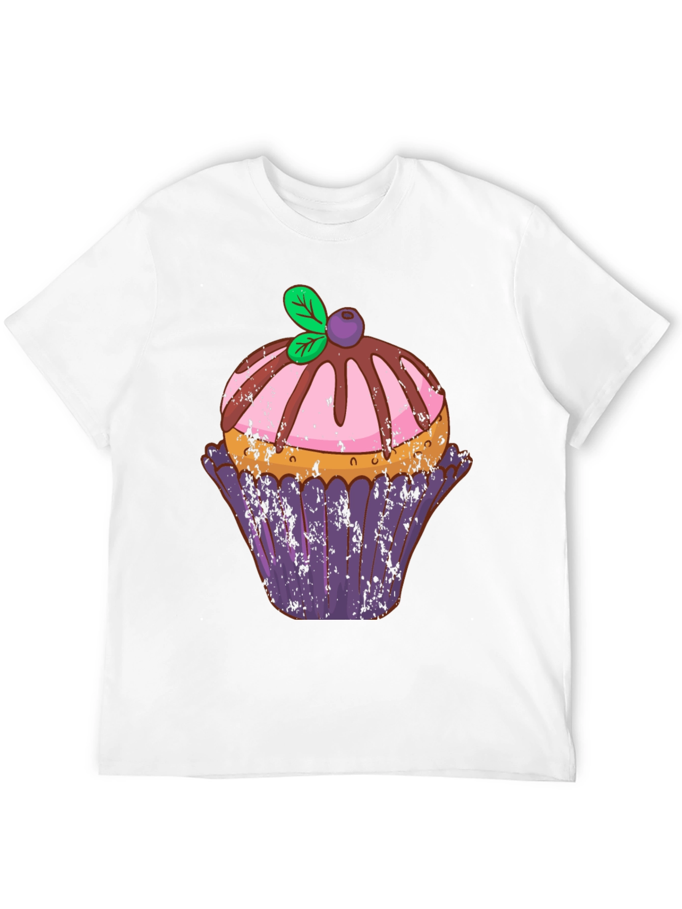 Black Cupcake Graphic Tee - Sweet Treat Design view 12
