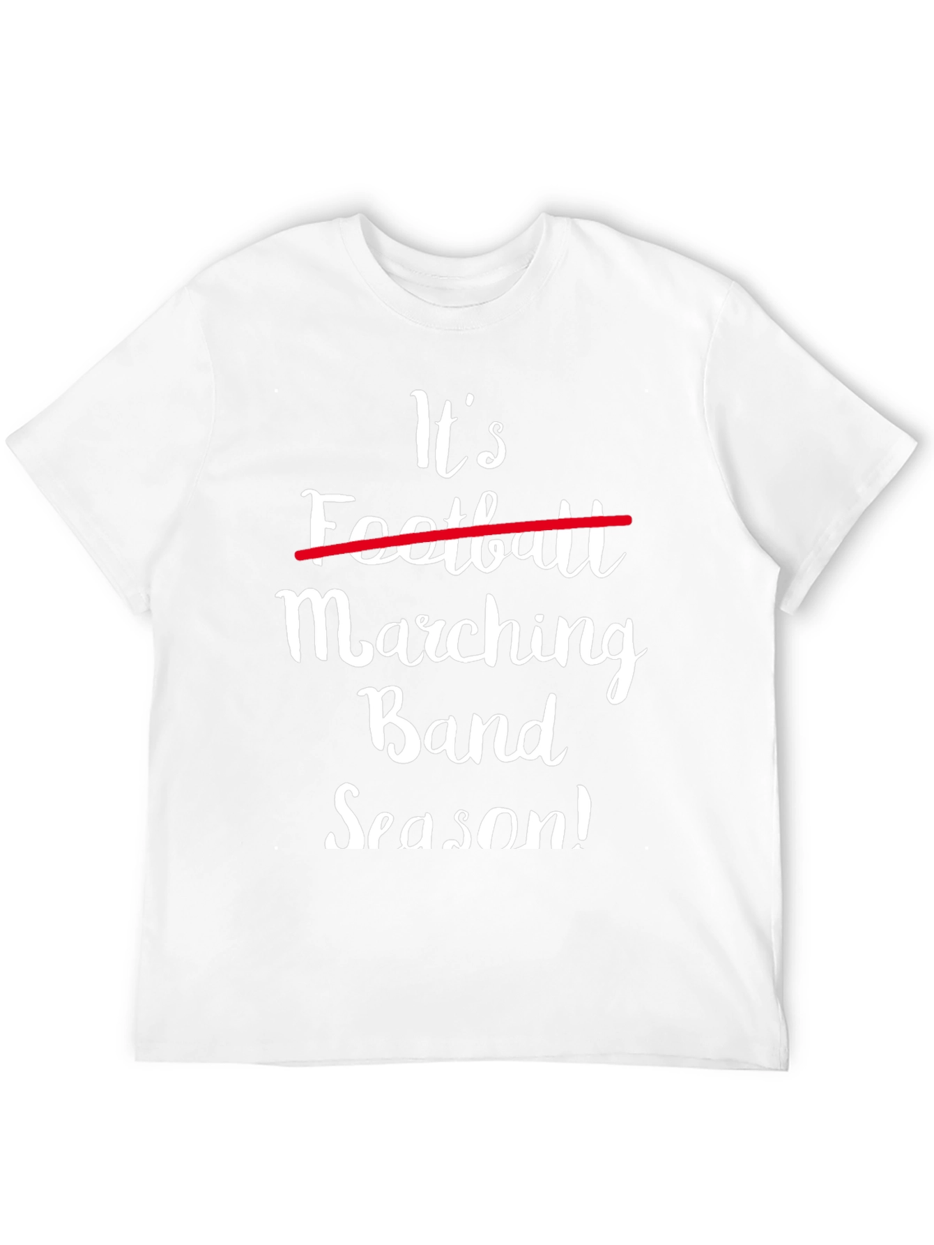 Black Marching Band Season Tee - Funny Band Parent Shirt view 12