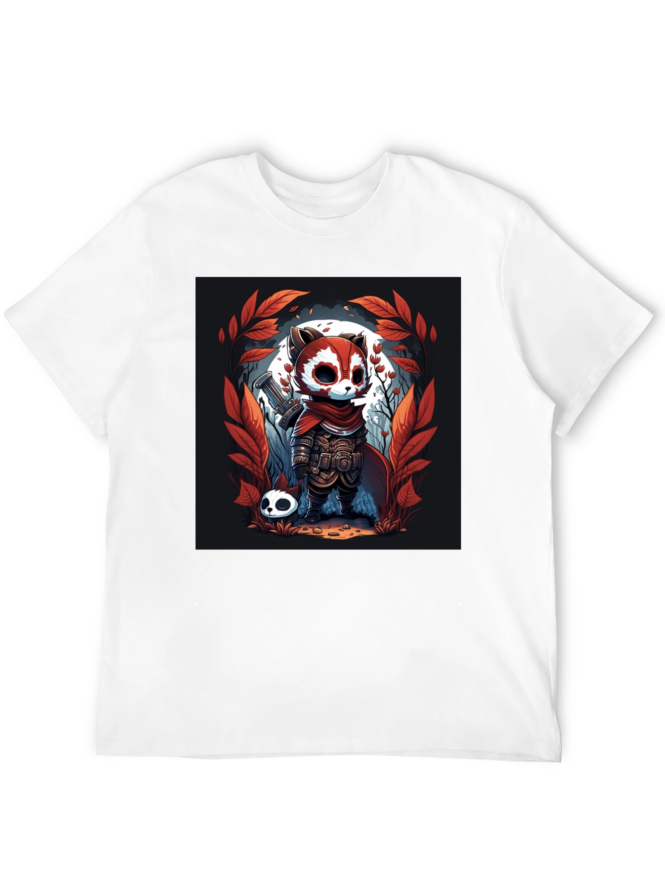 Black Guardian Raccoon Graphic T-Shirt view 12