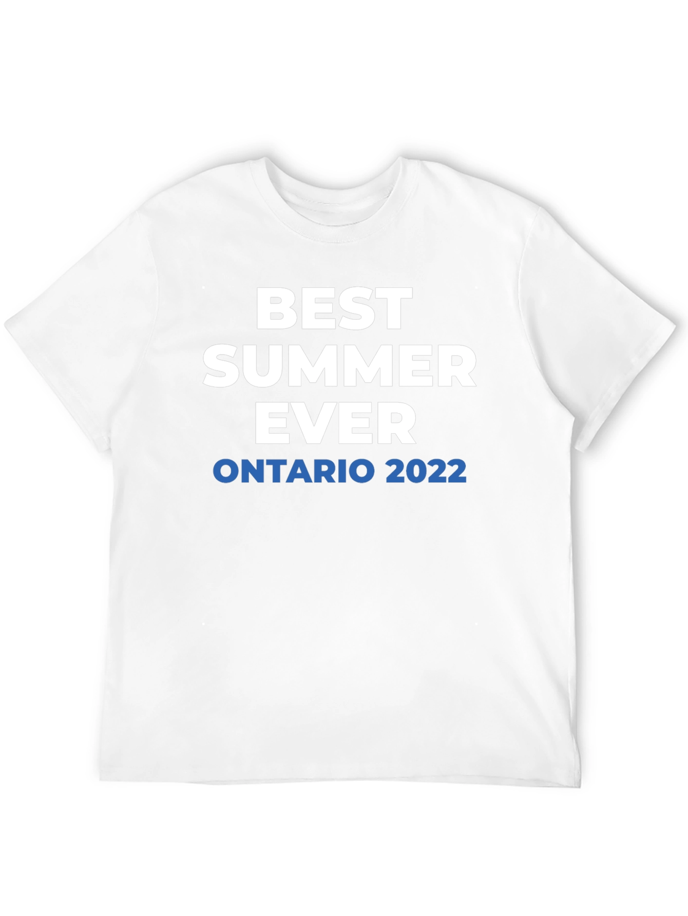 Black Best Summer Ever Ontario 2022 Black T-Shirt view 12