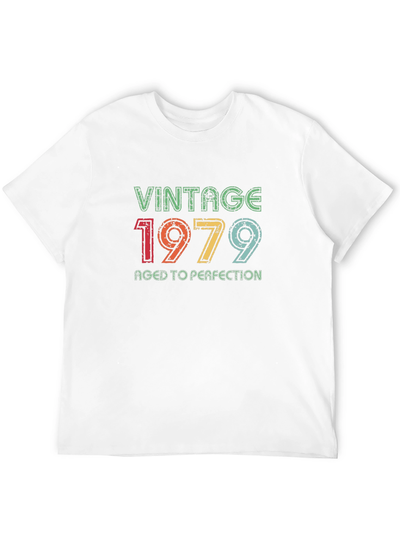 Black Vintage 1979 Aged to Perfection T-Shirt view 12