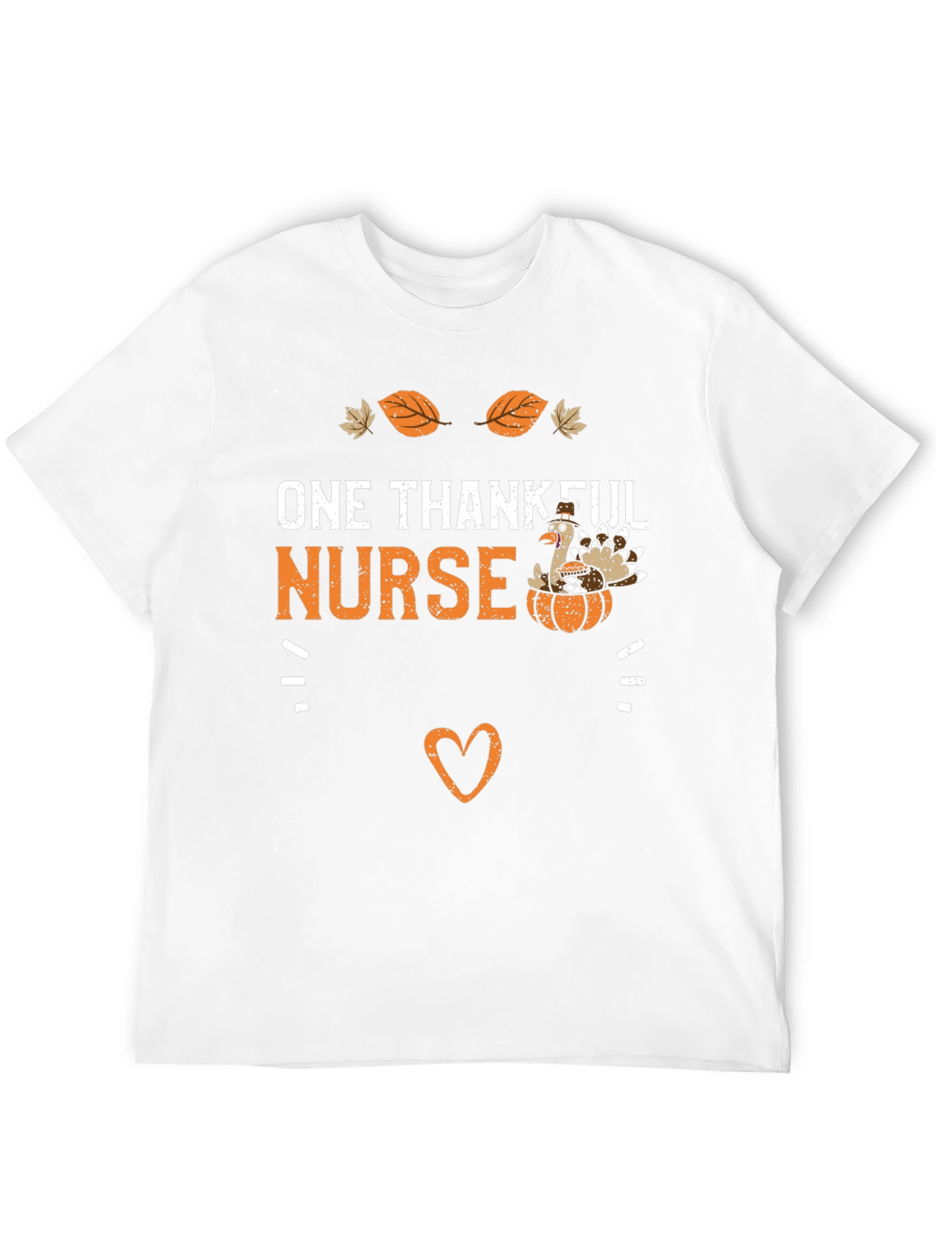 One Thankful Nurse Thanksgiving T-Shirt - 12