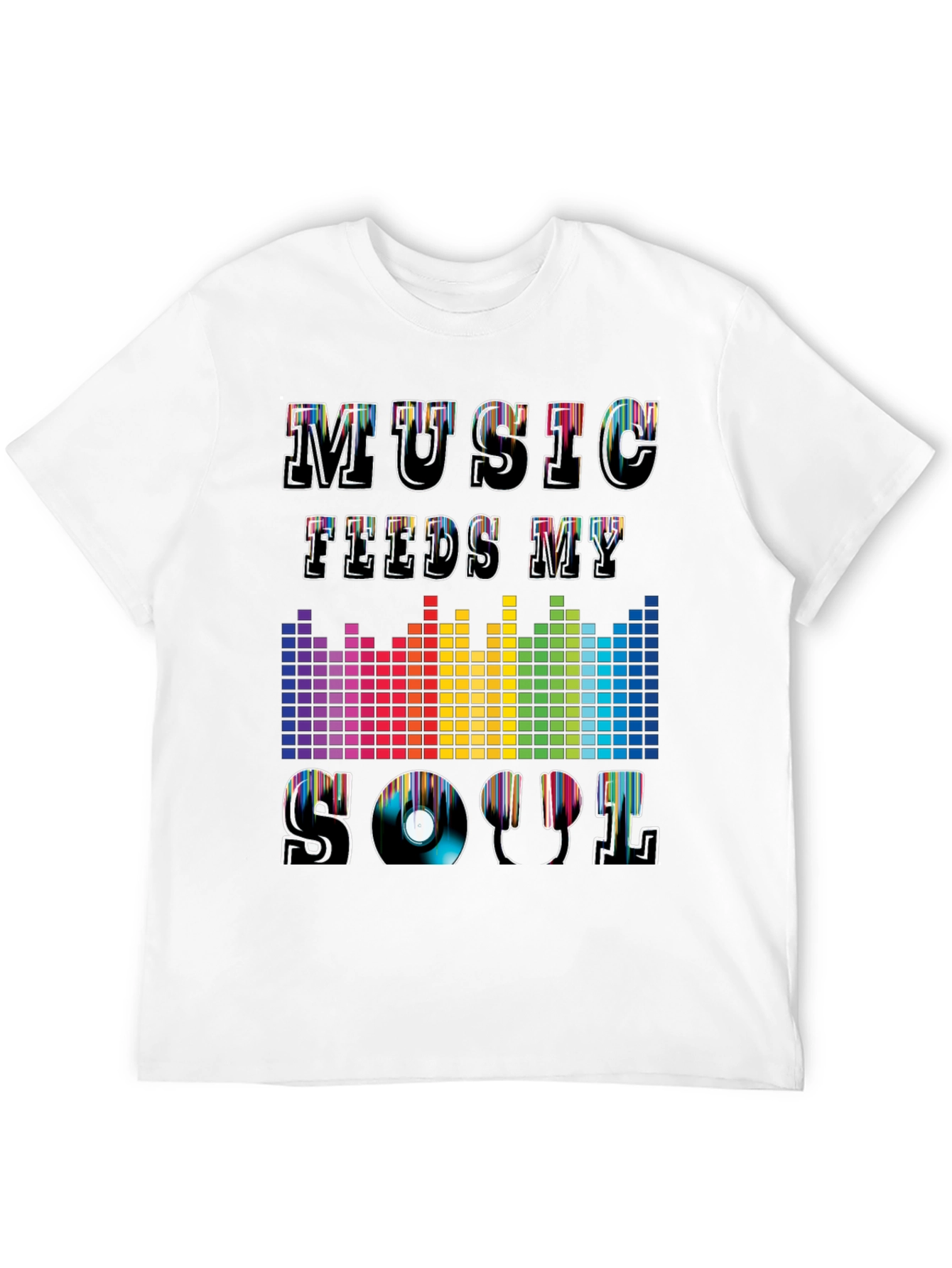 Black Music Feeds My Soul Graphic Tee view 12