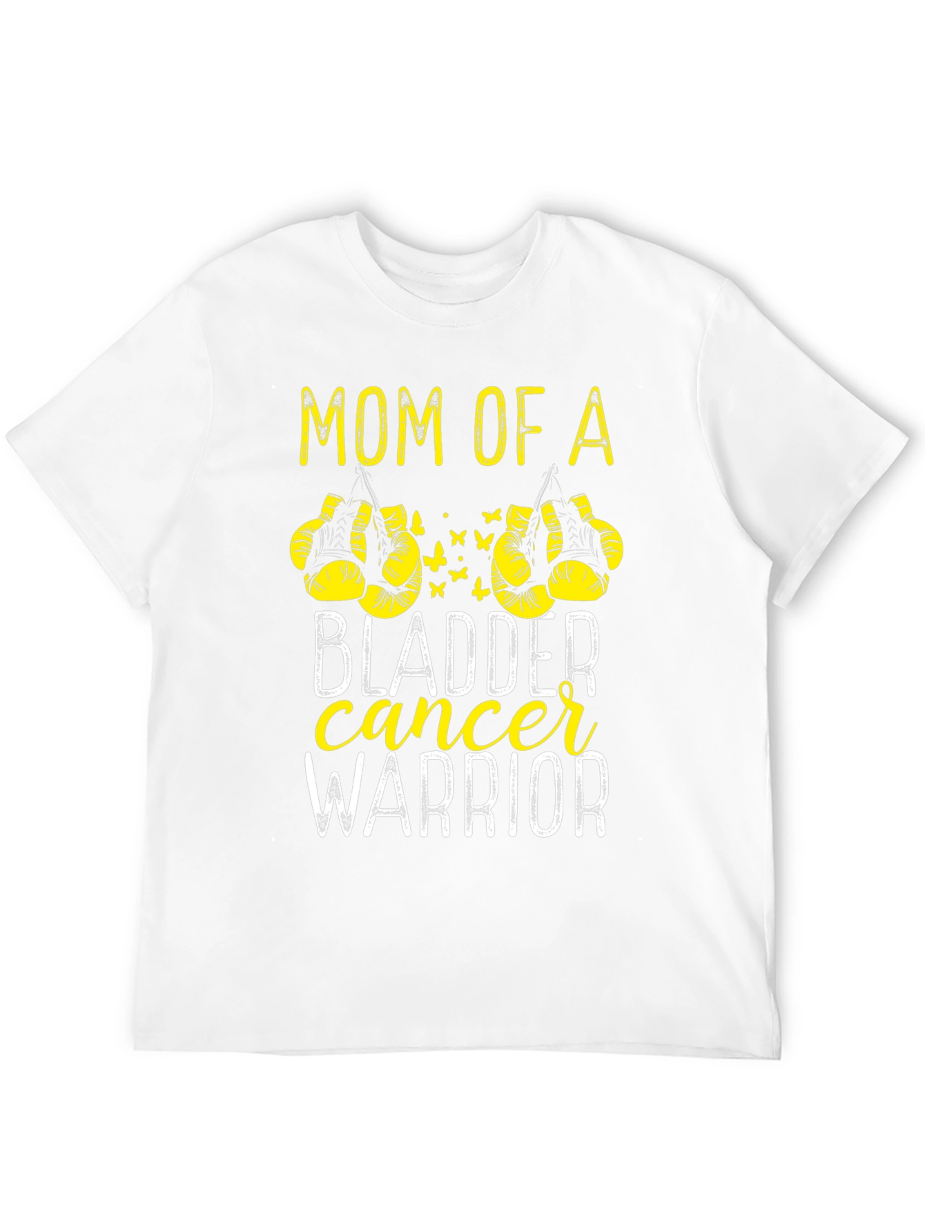 Black Mom of a Bladder Cancer Warrior T-Shirt view 12