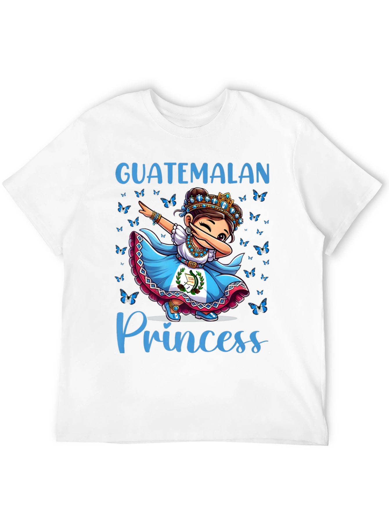 Black Guatemalan Princess T-Shirt view 12