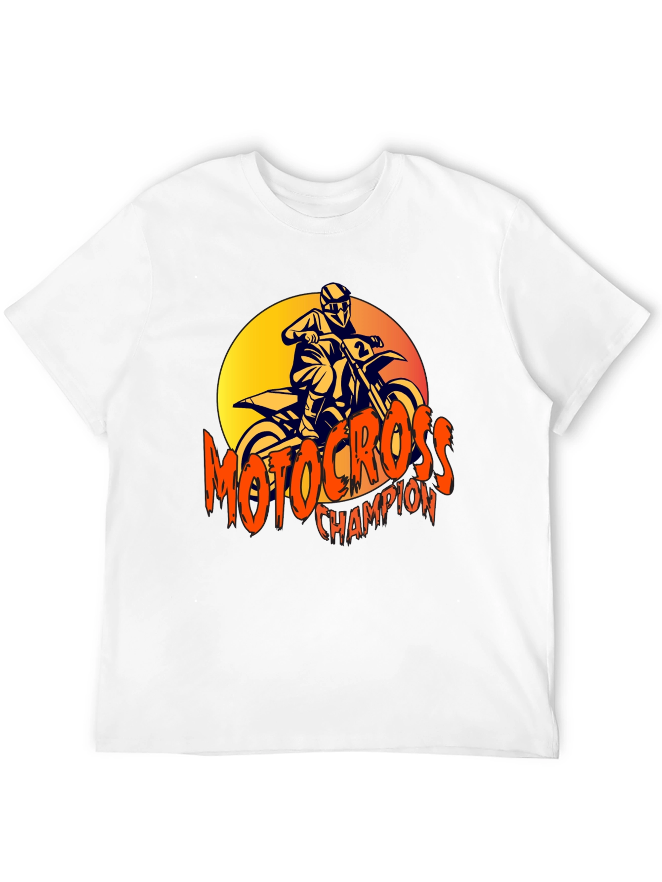 Black Motocross Champion Graphic Tee - Rider T-Shirt view 12