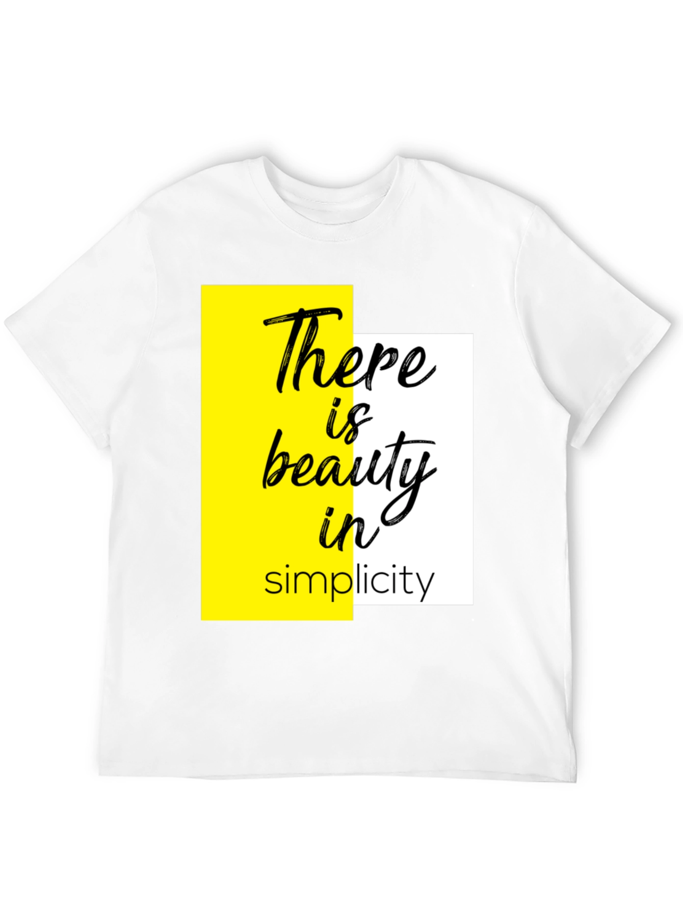 Black Beauty in Simplicity Black Graphic Tee view 12