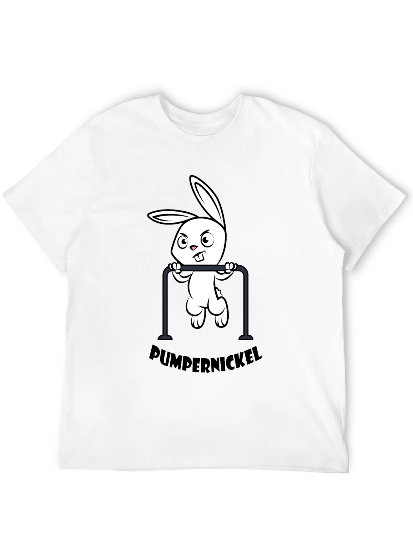 Black Pumpernickel Bunny Pull-Up T-Shirt view 12
