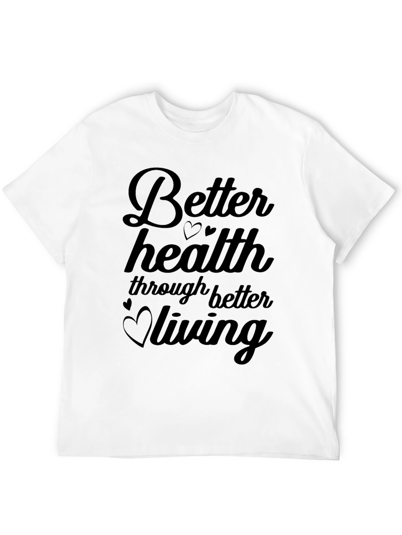 Black Better Health Graphic Tee - Soft Cotton Blend view 12