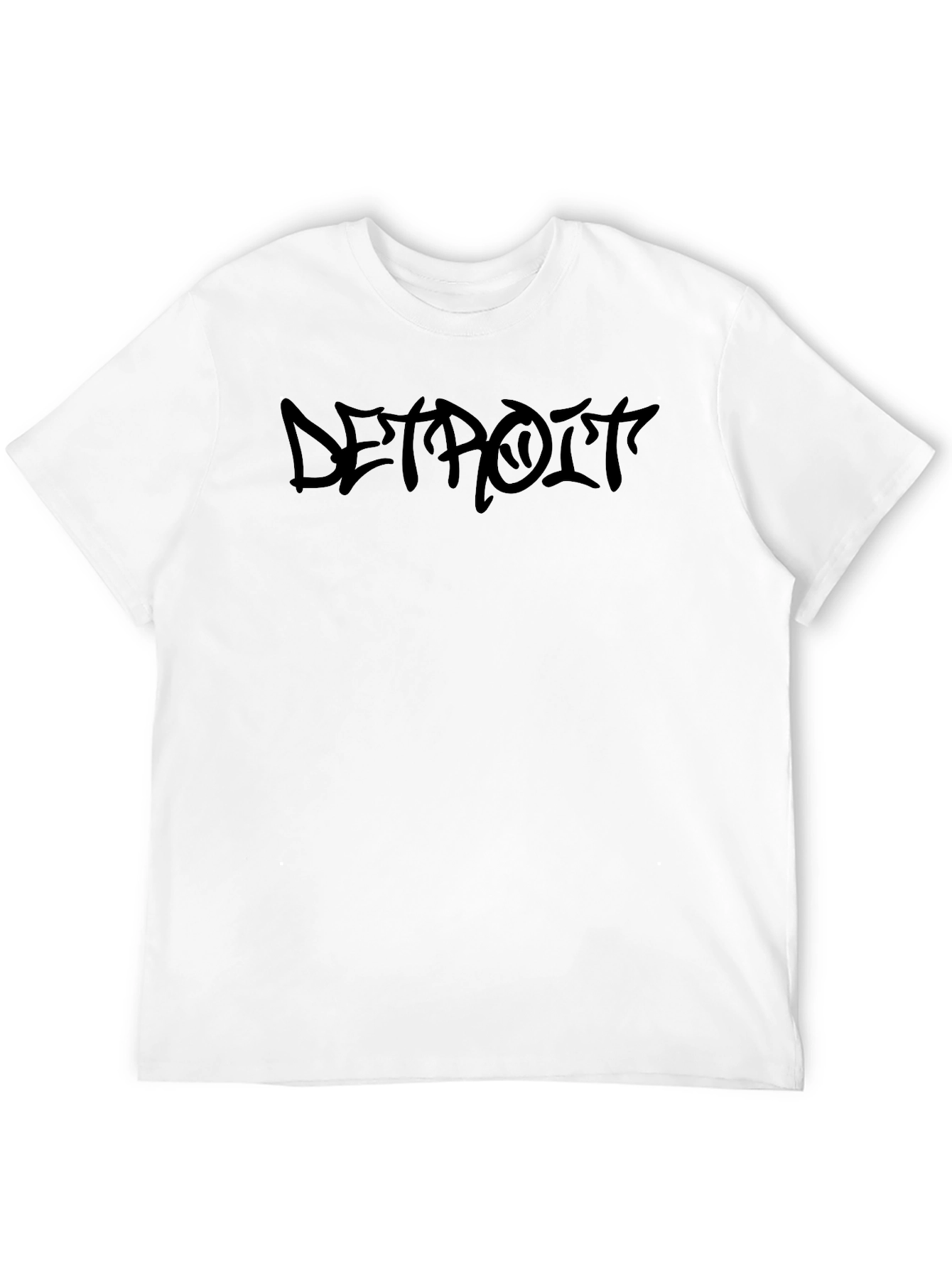 Detroit Graphic Print Crew Neck T-Shirt - 12