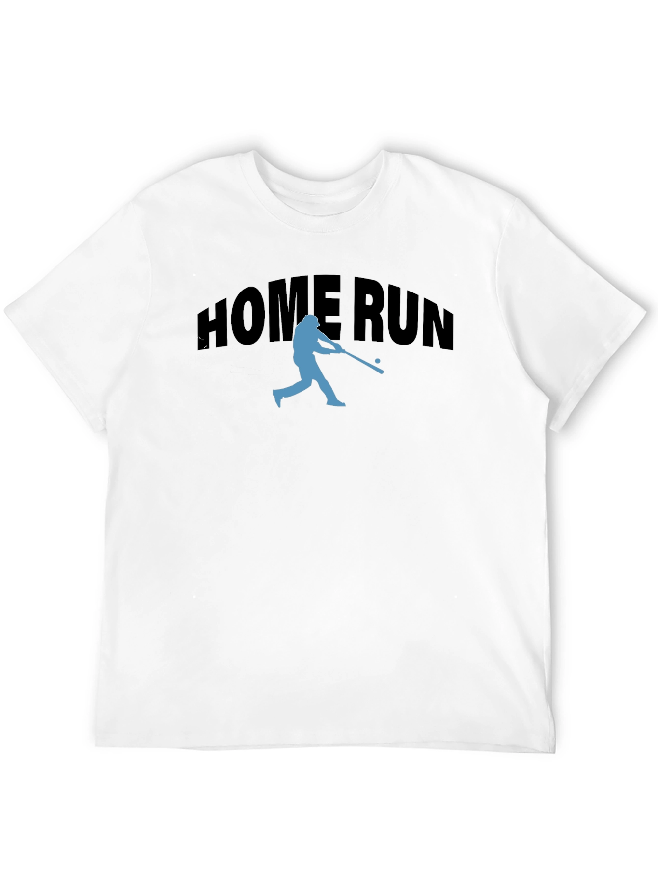 Black Home Run Baseball Graphic Tee - Stylish Men's T-Shirt view 12