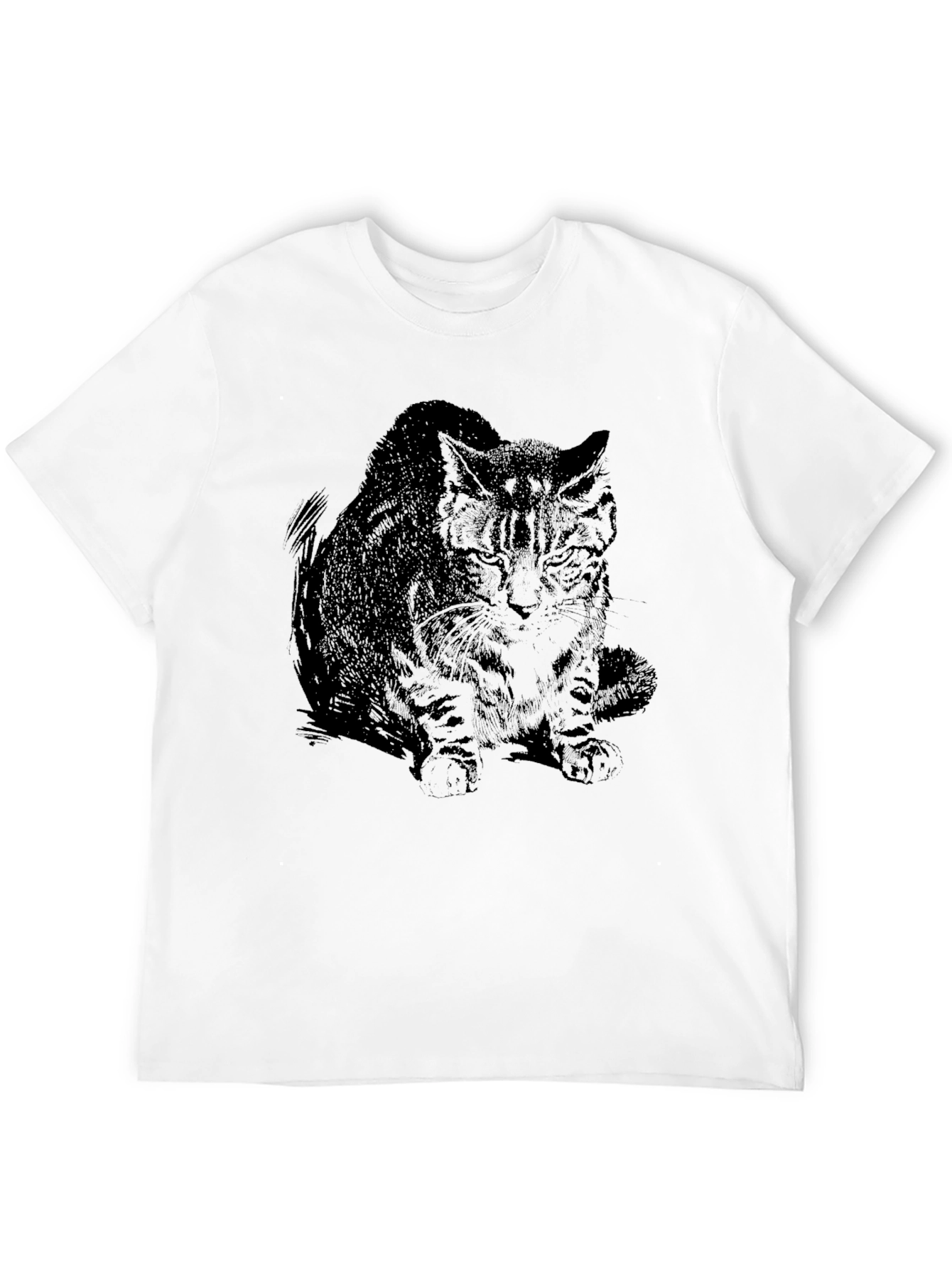 Black Black Cat Graphic T-Shirt view 12