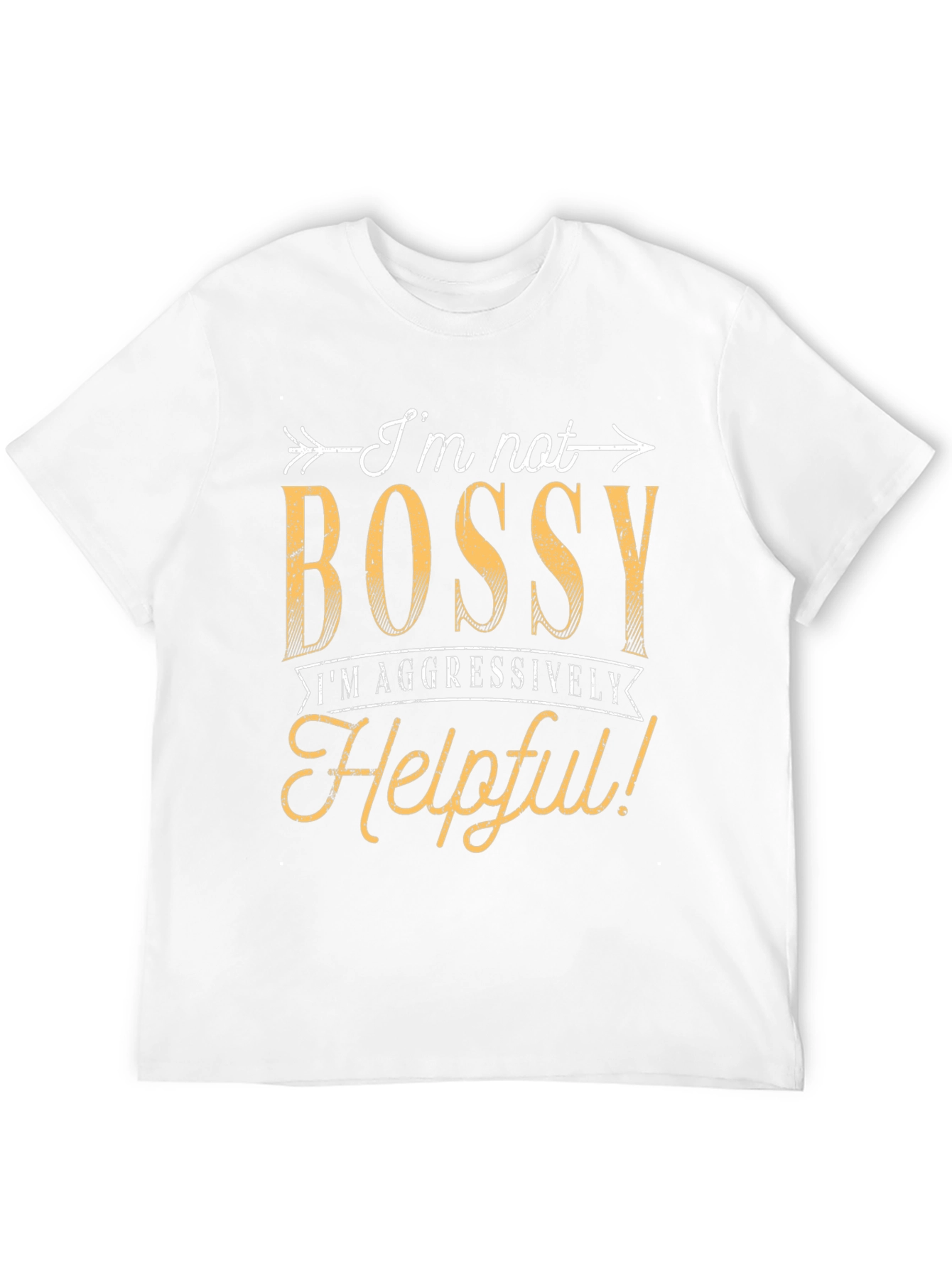 Black Funny "I'm Not Bossy" Graphic T-Shirt view 12