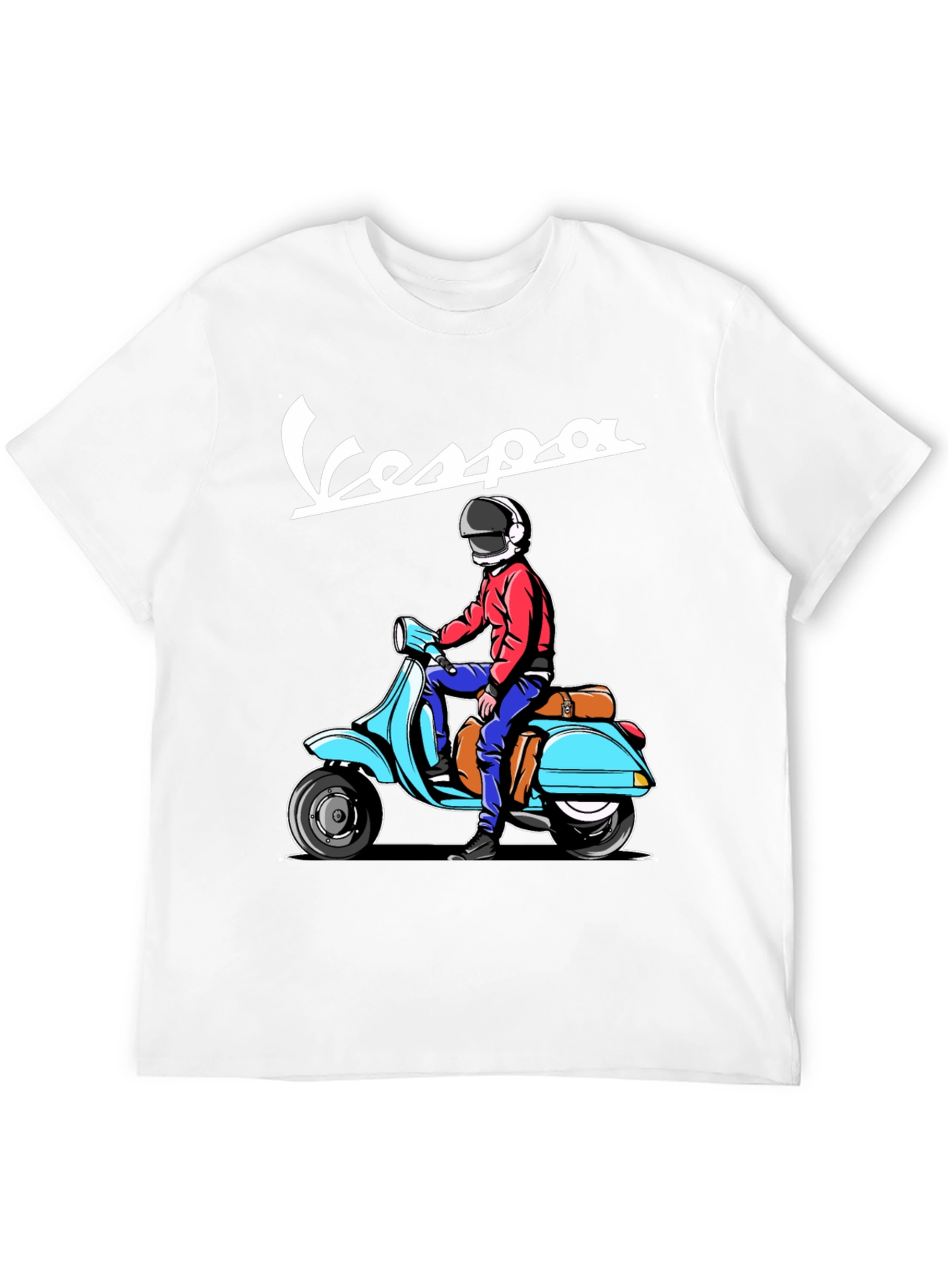 Cool Vespa Rider T-Shirt - 12
