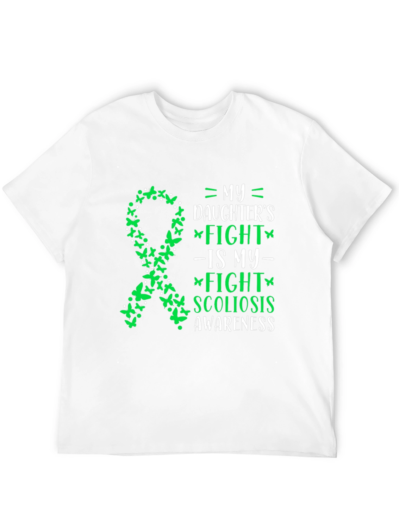 Scoliosis Awareness T-Shirt - My Daughter's Fight - 12