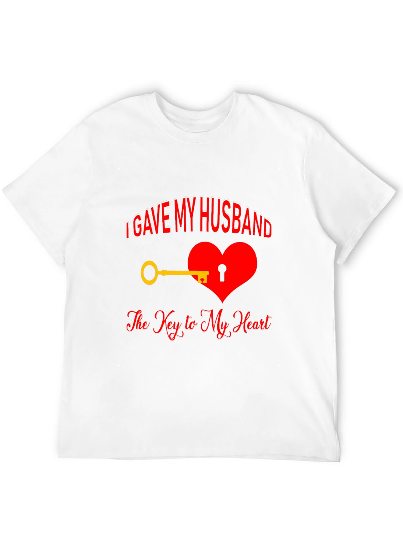Black Husband's Key to My Heart T-Shirt view 12