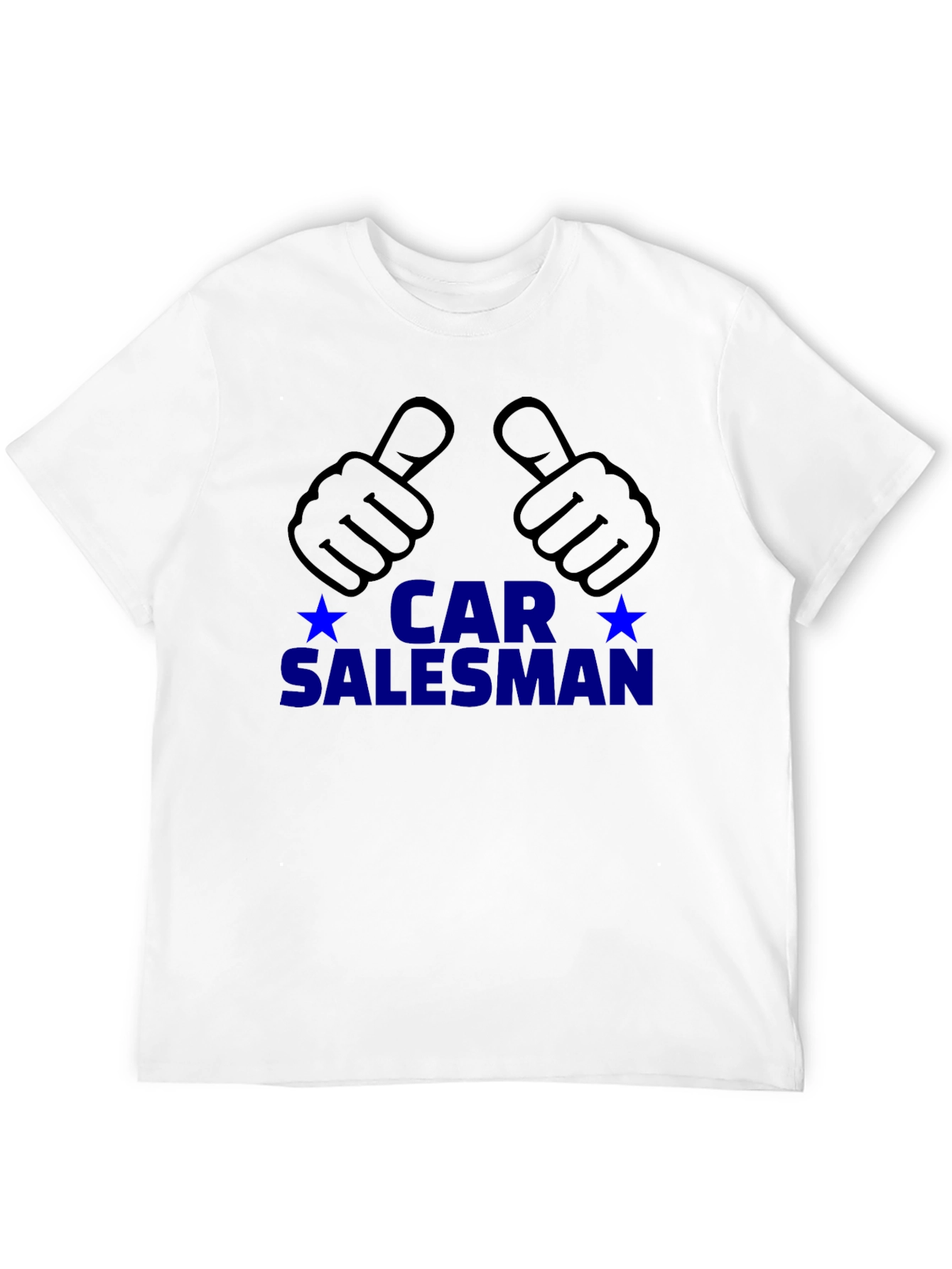 Black Car Salesman T-Shirt - Thumbs Up Design view 12