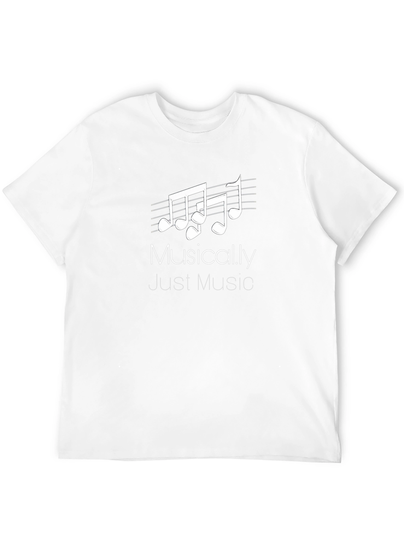 Black Musically Just Music Black T-Shirt view 12