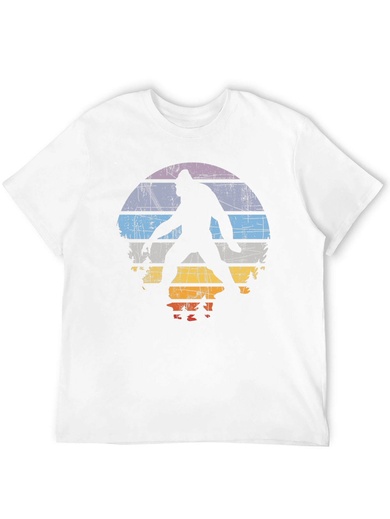 Black Retro Bigfoot T-Shirt view 12