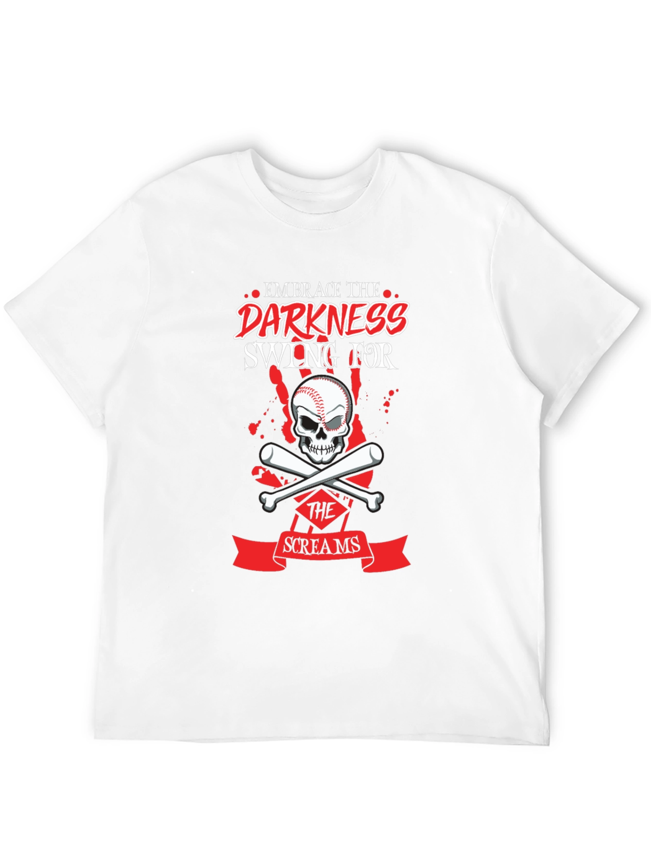 Black Embrace the Darkness Graphic Tee view 12