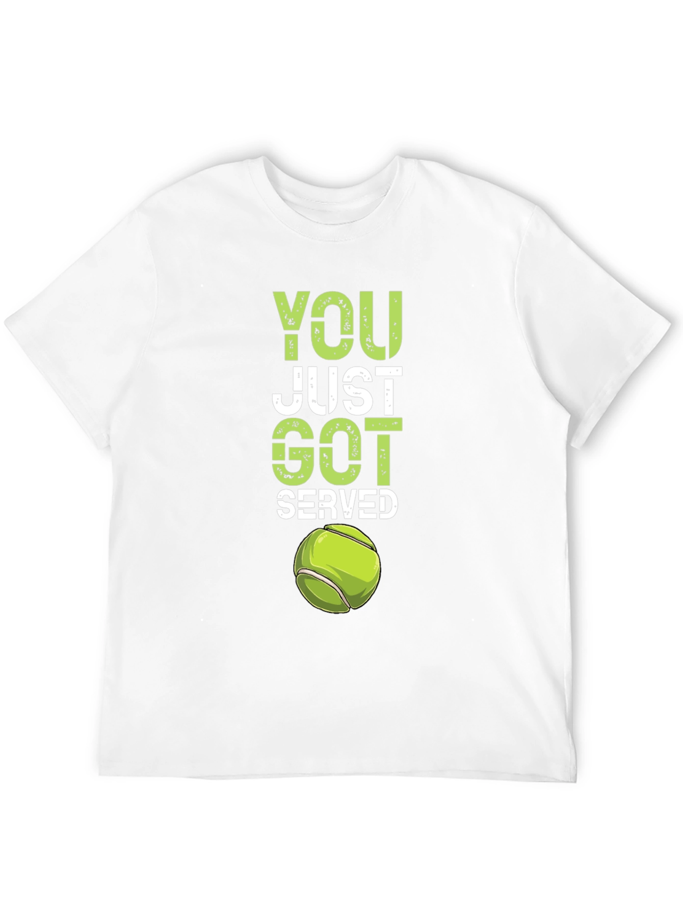 Black You Just Got Served Tennis T-Shirt view 12