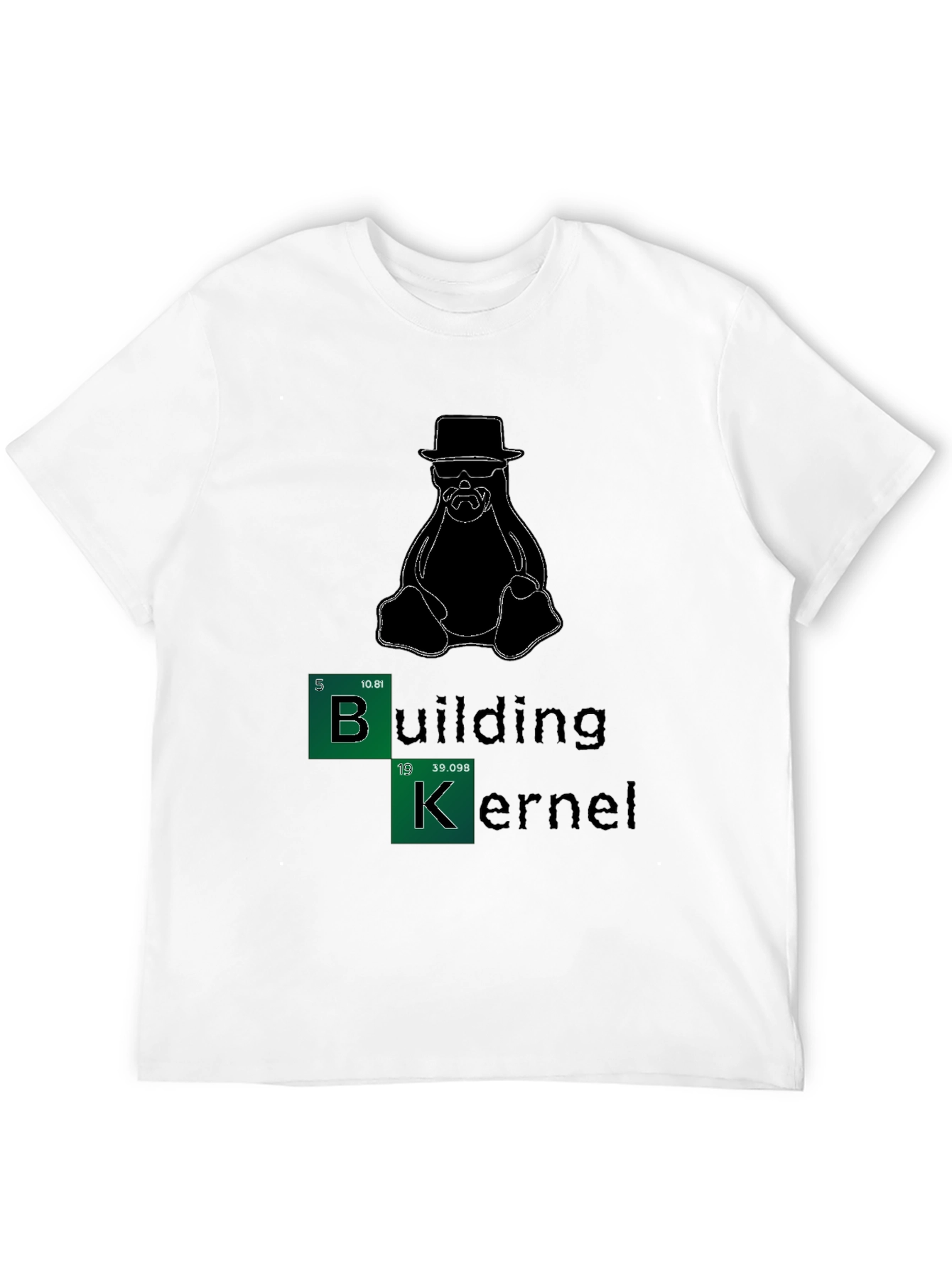 Black Building Kernel Breaking Bad Penguin T-Shirt view 12