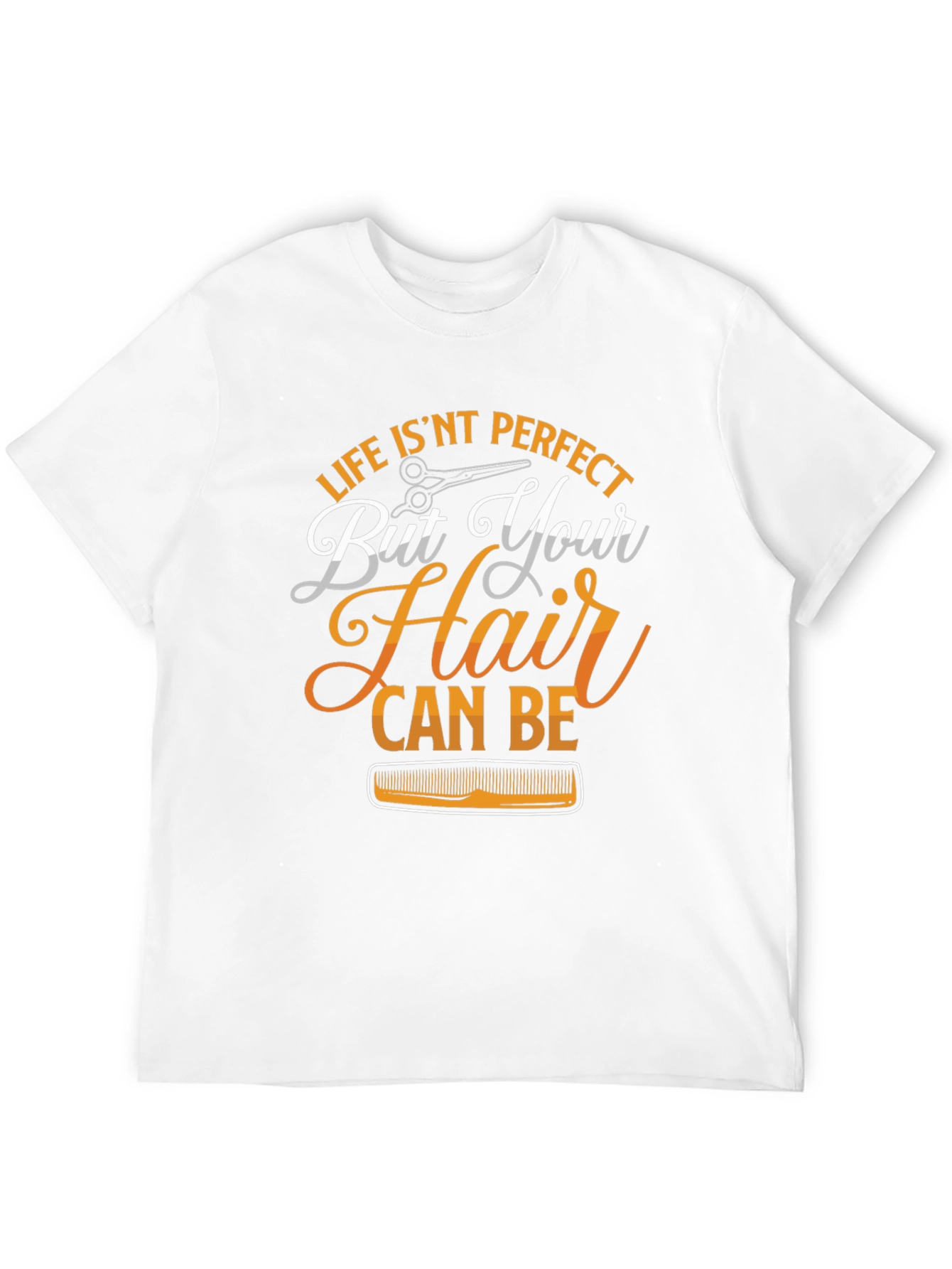 Black Life Isn't Perfect Hair Stylist T-Shirt view 12