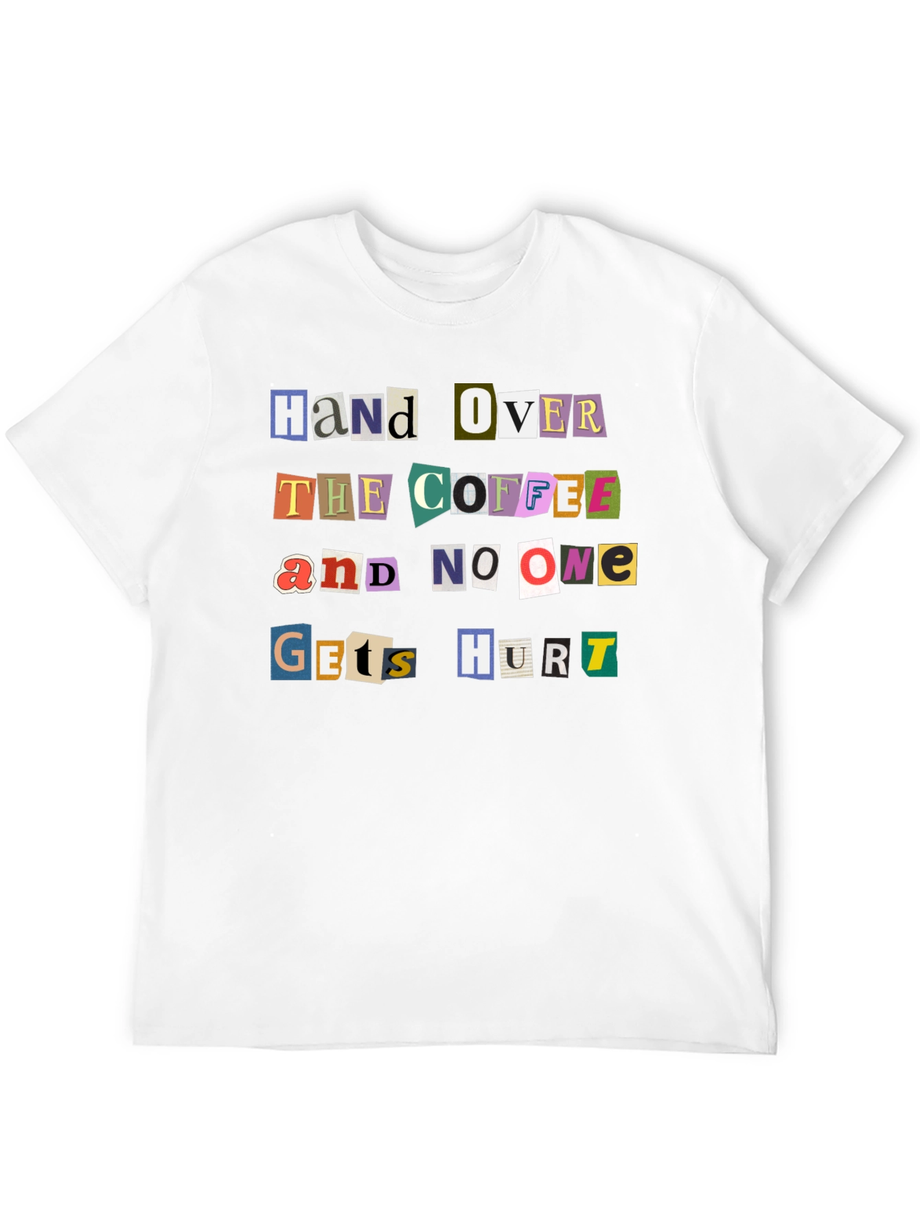 Black Hand Over The Coffee Graphic Tee view 12