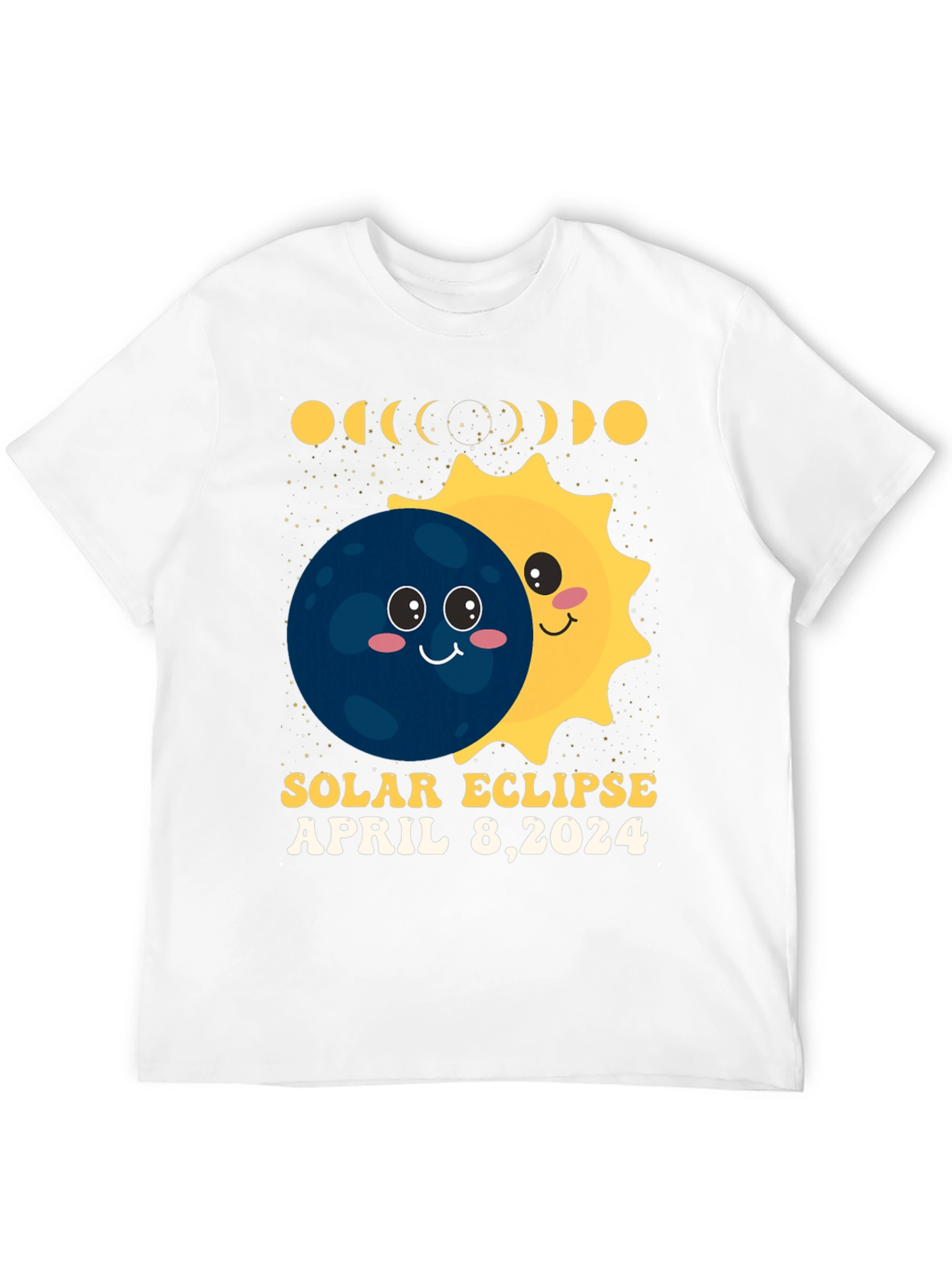Black Solar Eclipse April 8, 2024 T-Shirt view 12