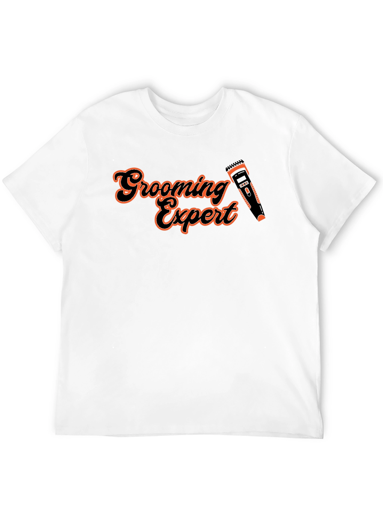 Black Grooming Expert Black T-Shirt Barber Style view 12