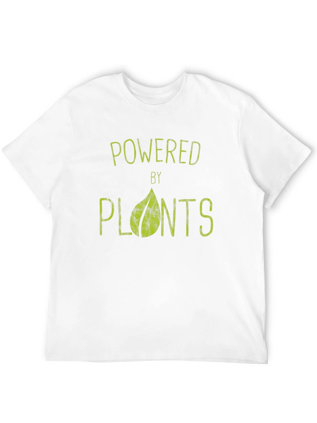 Black Powered by Plants Vegan T-Shirt view 12
