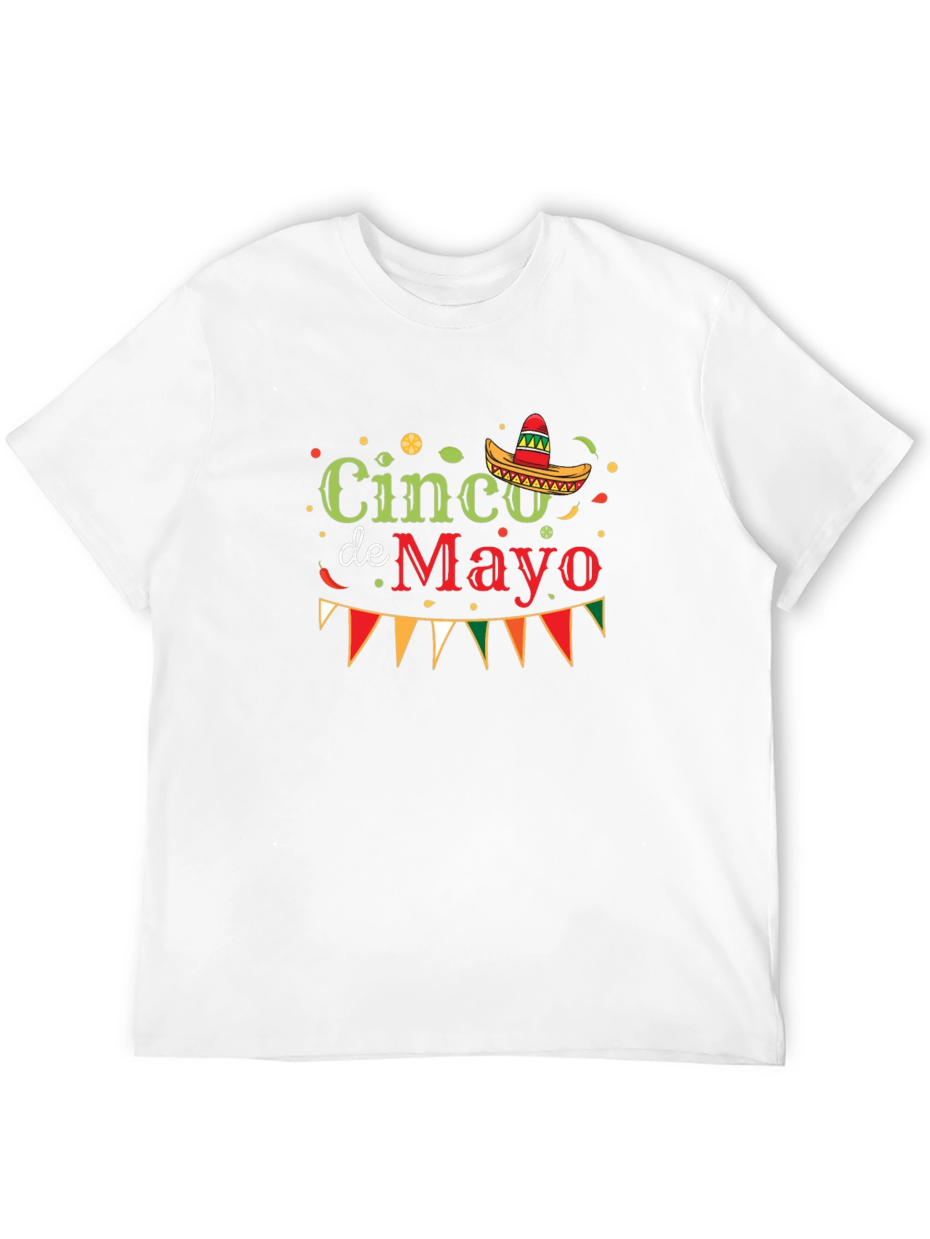 Black Cinco de Mayo Graphic T-Shirt - Black view 12