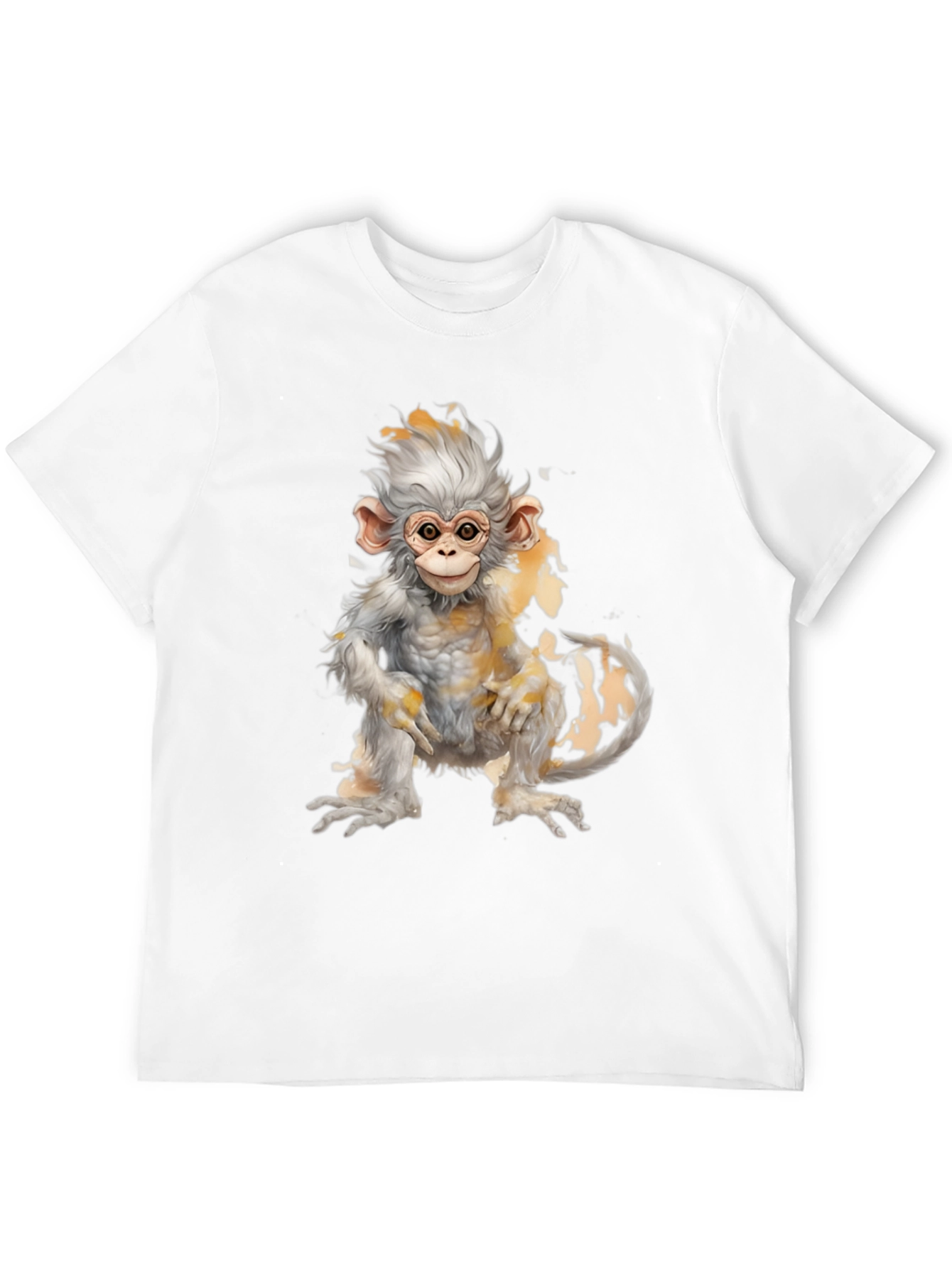 Black Monkey Graphic Tee - Soft Cotton Blend view 12
