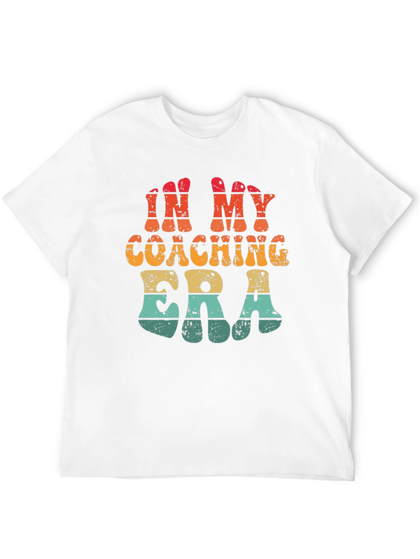 Black In My Coaching Era Retro Graphic T-Shirt view 12