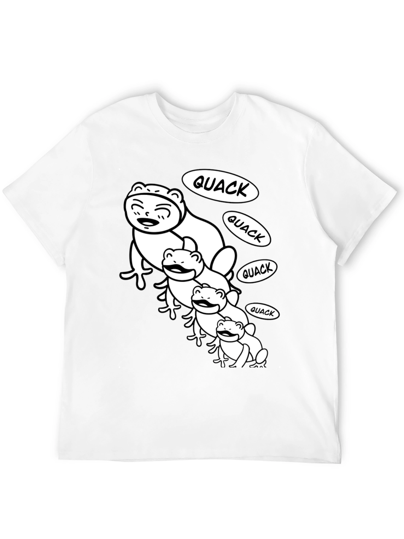 Black Quack Family Black T-Shirt view 12