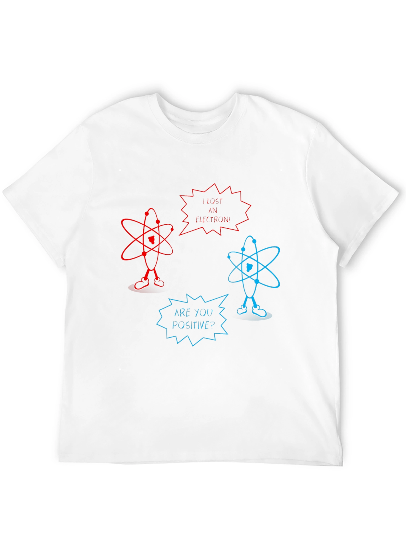 Black Funny Science Pun T-Shirt - Lost an Electron? view 12