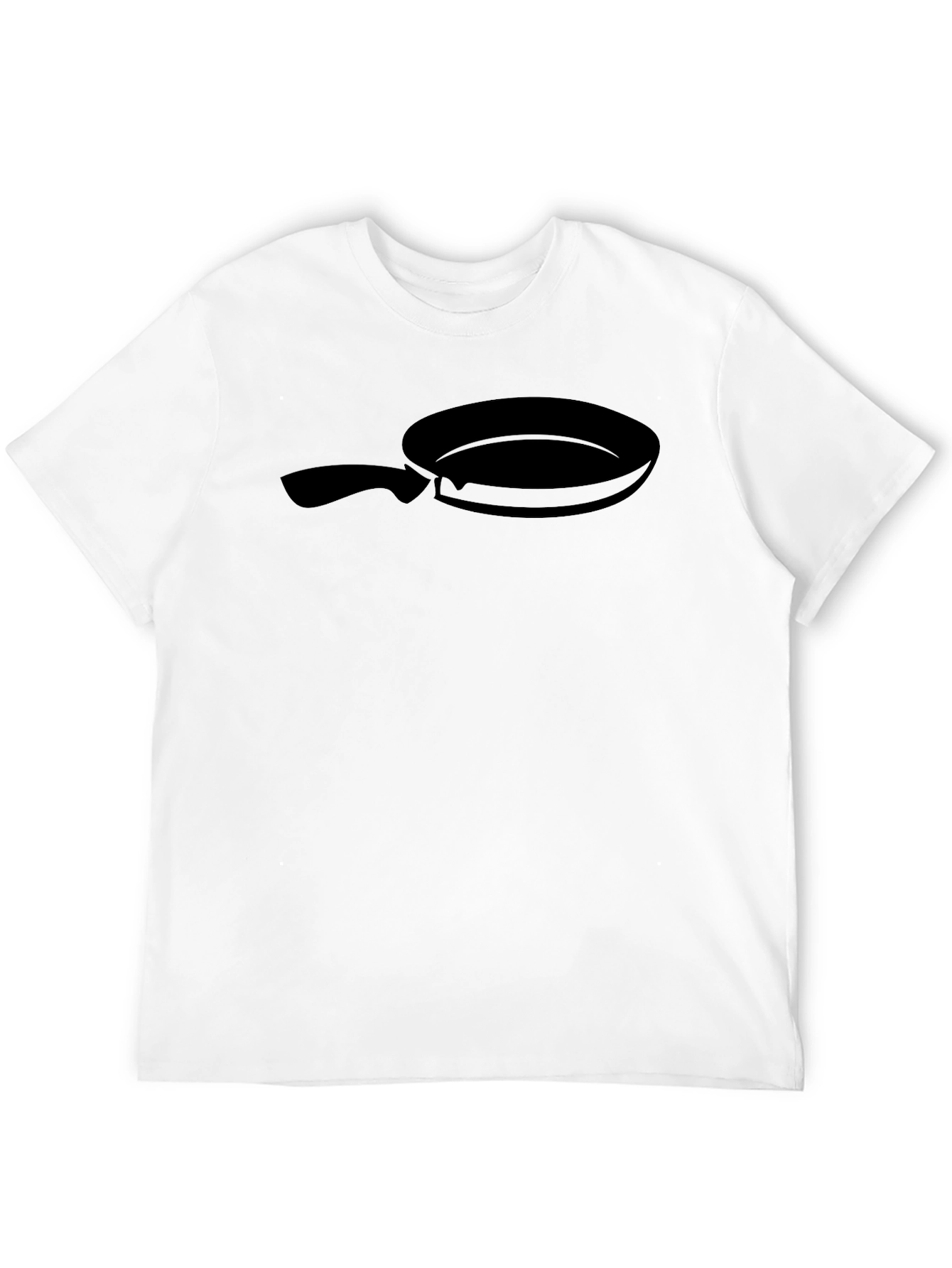 Black Black Frying Pan Graphic Tee - Culinary Fun! view 12