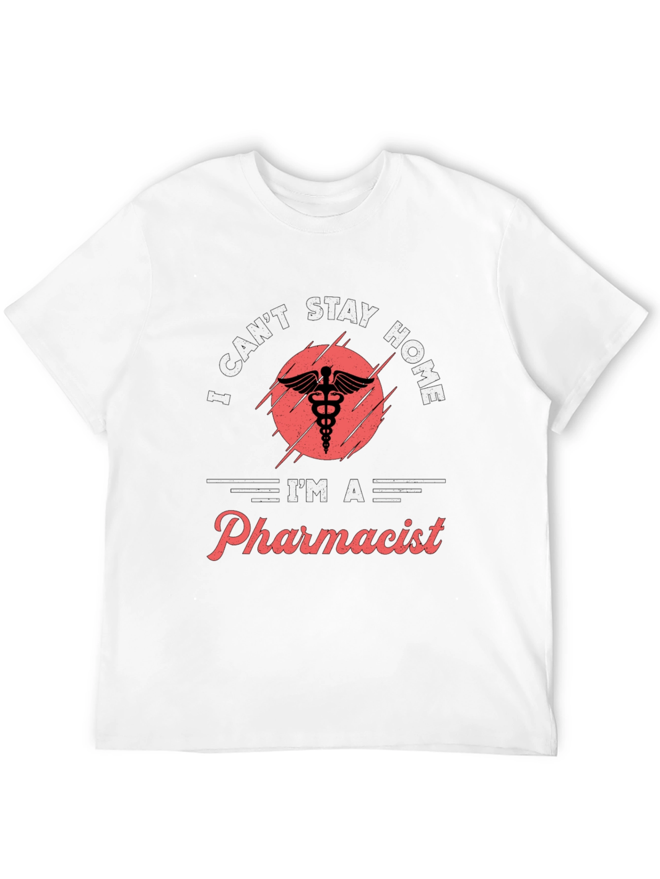 Black Pharmacist T-Shirt - I Can't Stay Home view 12