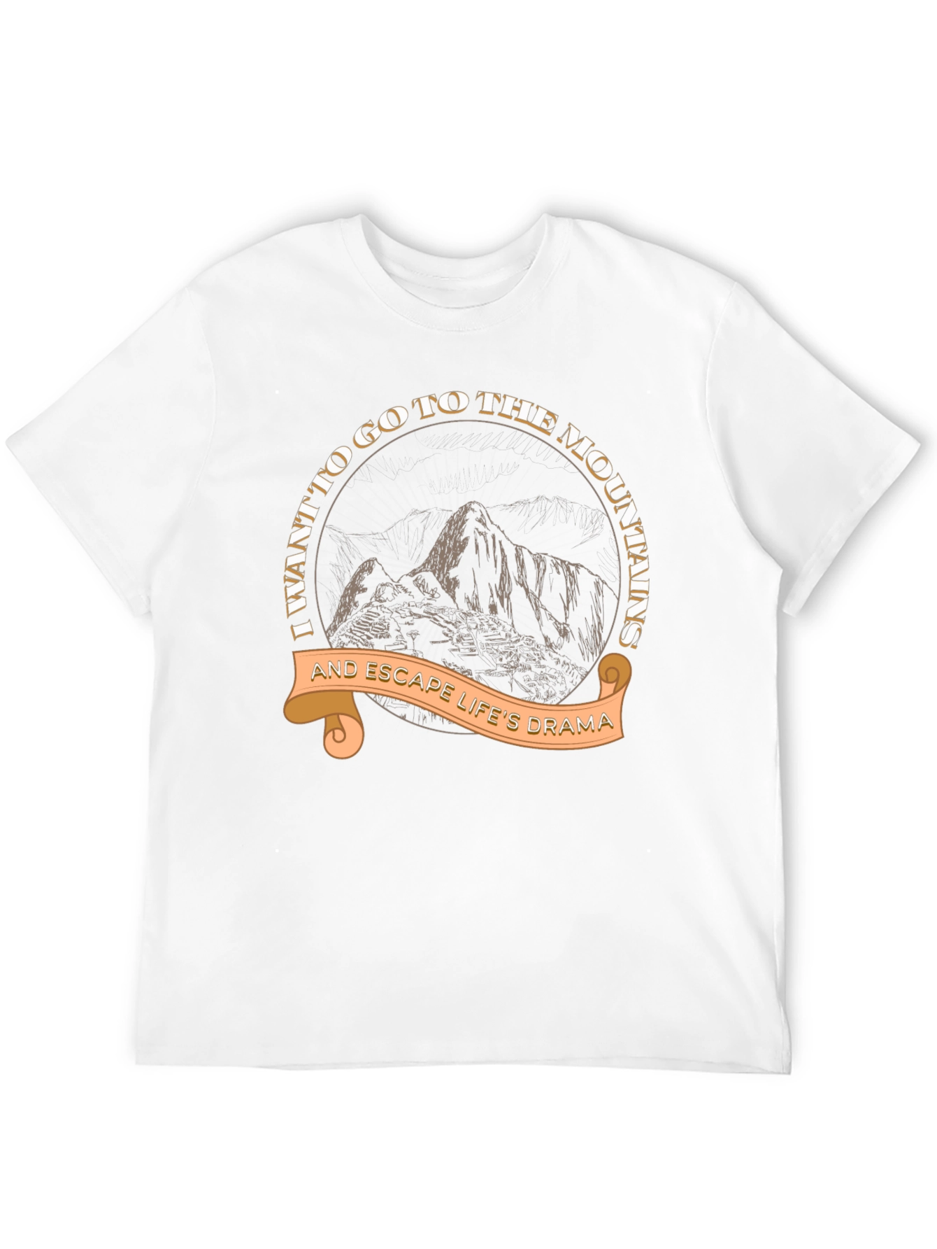 Black Mountain Escape Black T-Shirt view 12