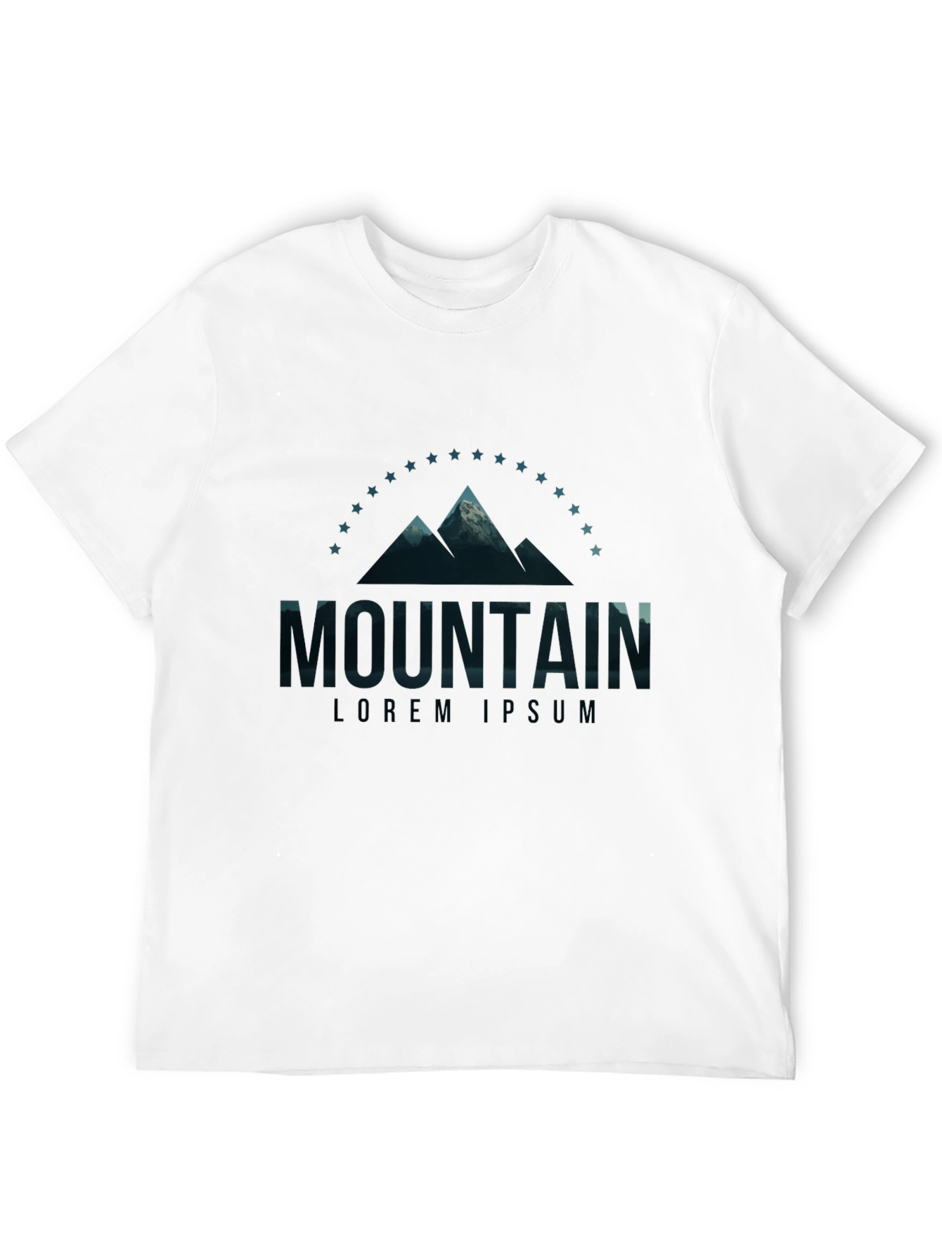 Mountain Graphic Print Men's Tee - Stylish Casual Comfort - 12