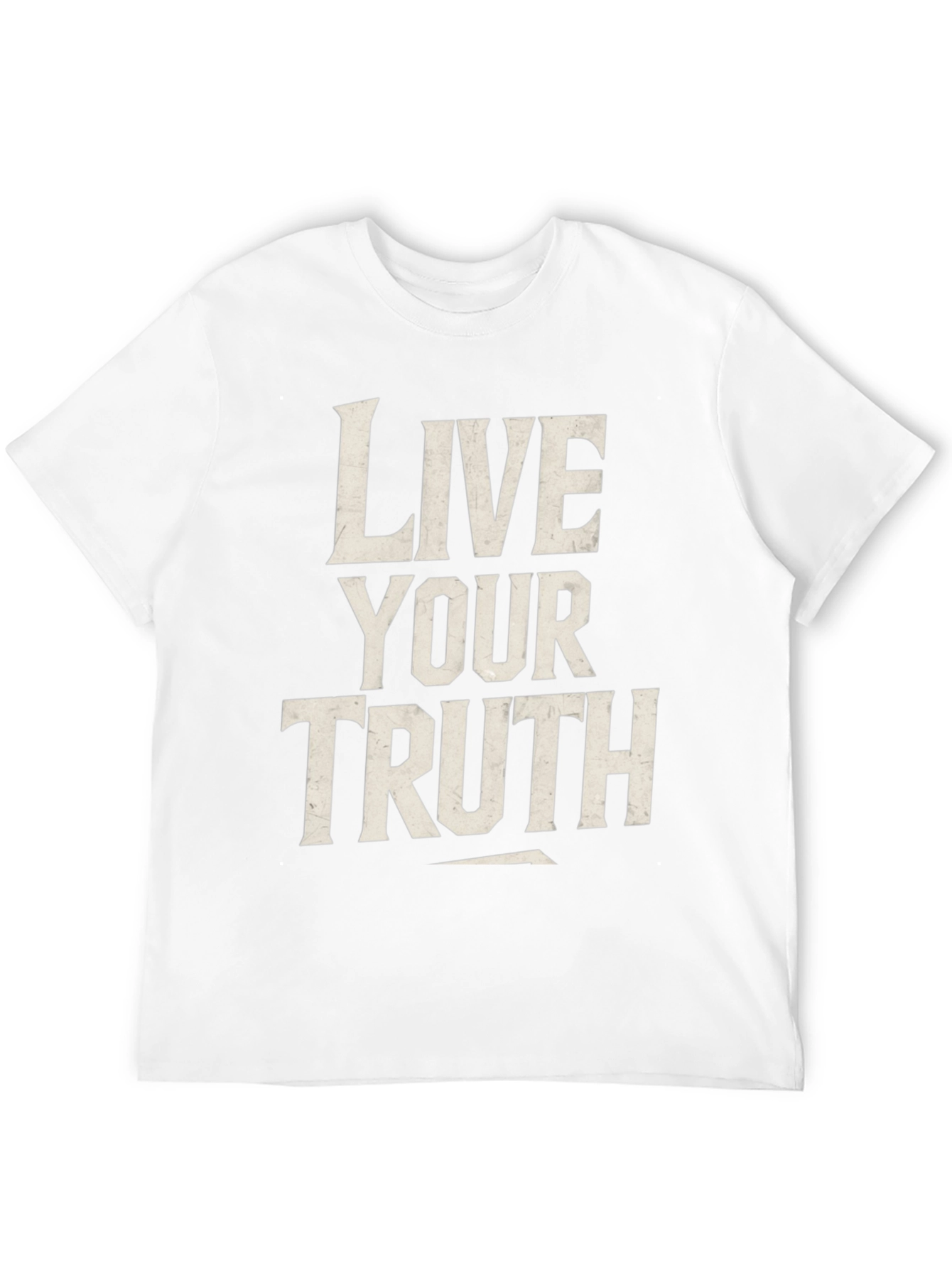 Black Live Your Truth Graphic Tee - Black Unisex T-Shirt view 12