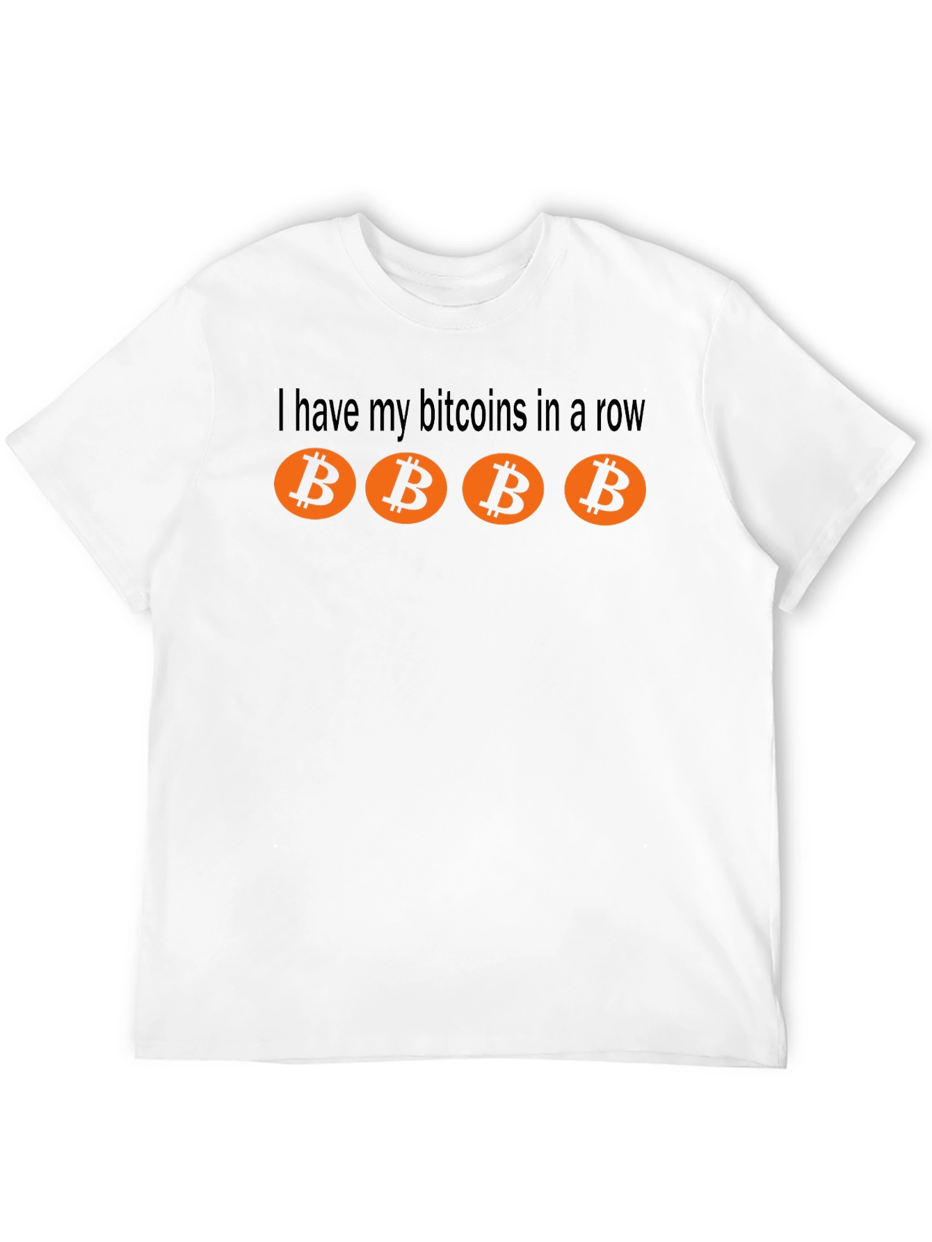 Black Bitcoin Cryptocurrency Graphic Tee - Black view 12
