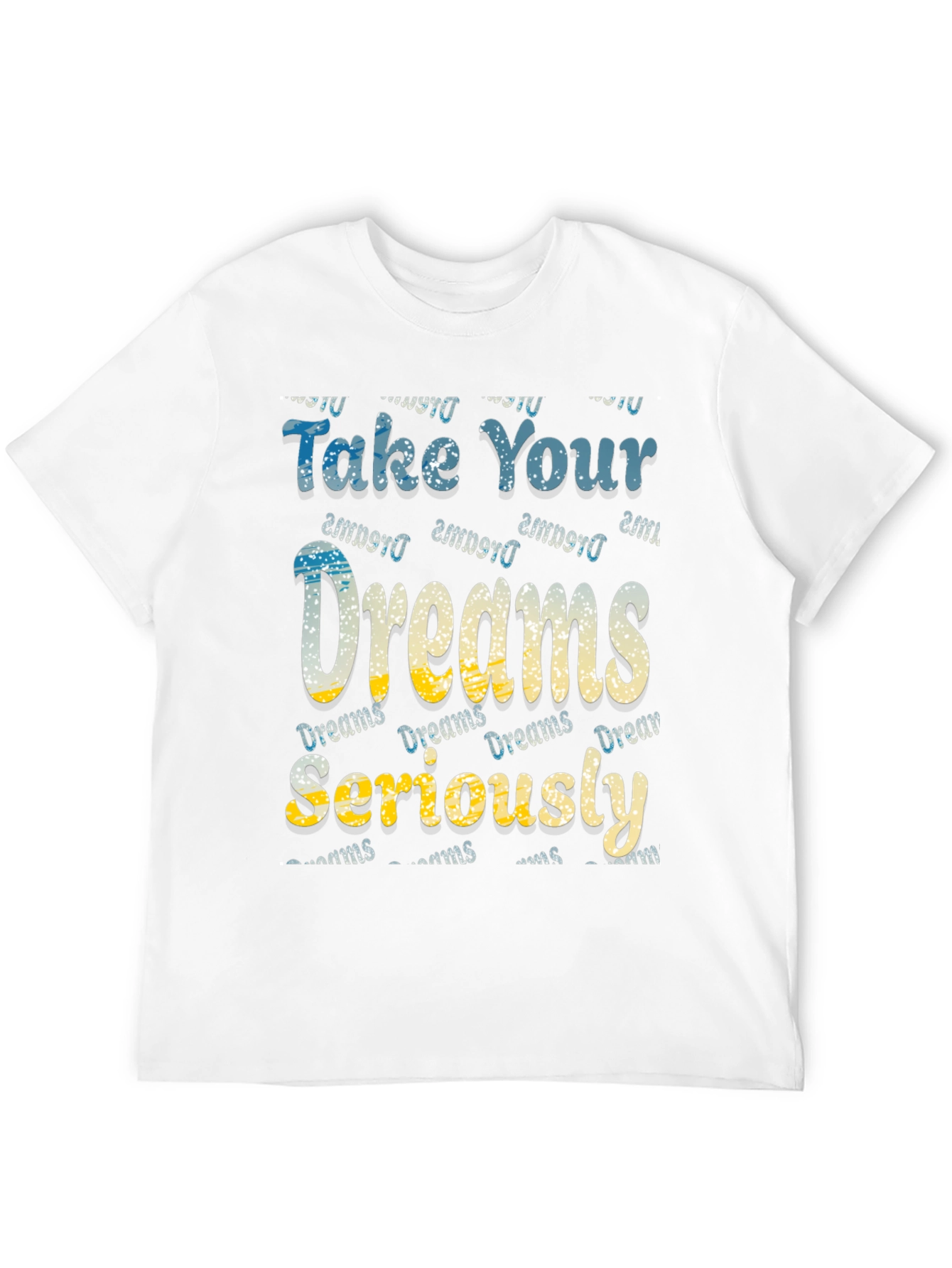Black Dreams Motivational Graphic Tee view 12