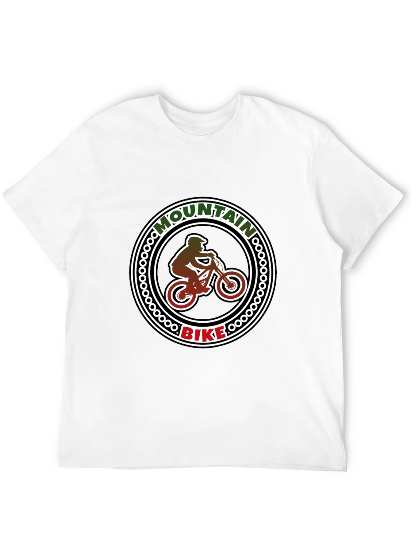 Black Mountain Bike Graphic Tee - Black view 12