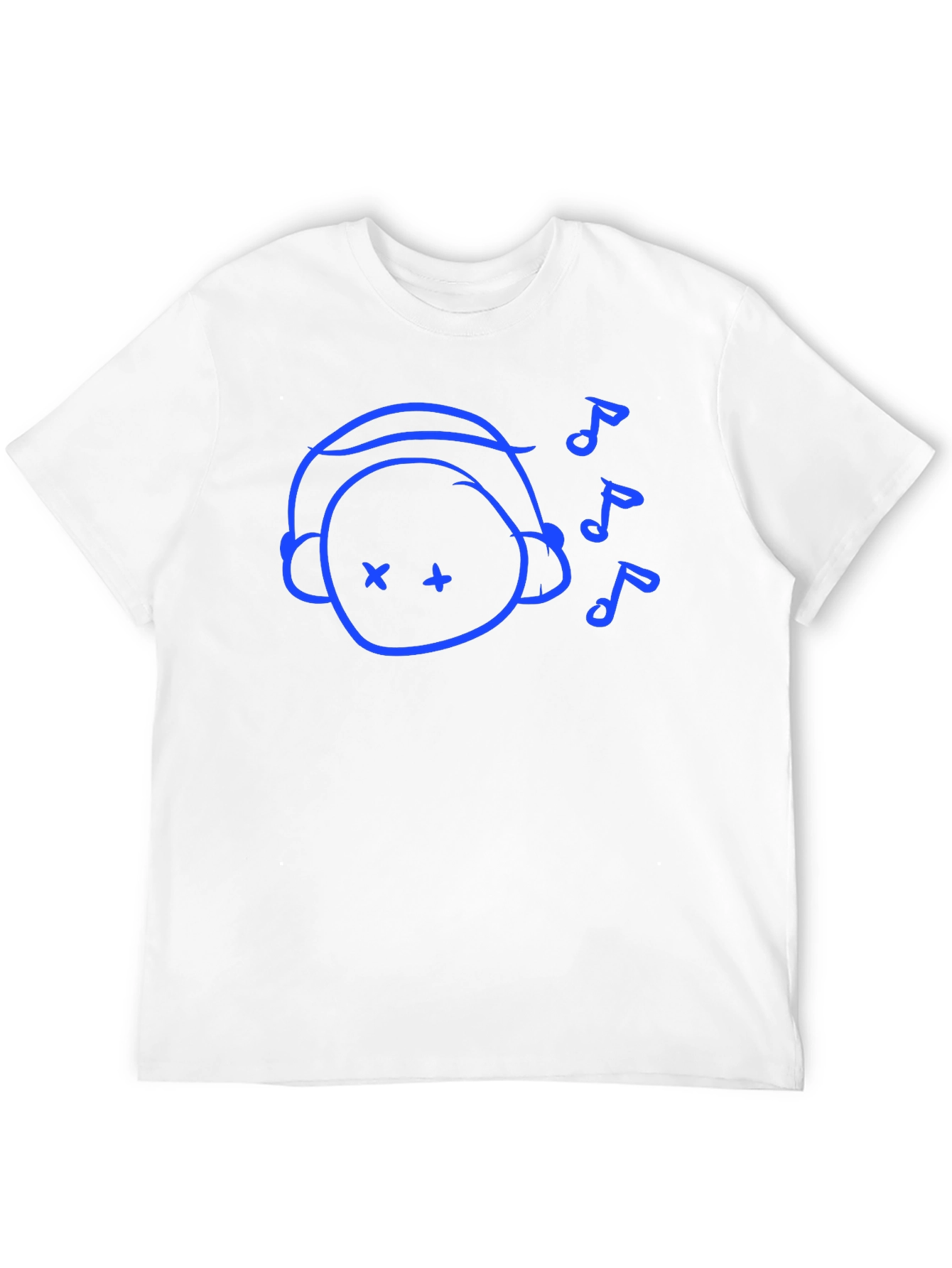 Black Cool Music Lover Tee - Black view 12