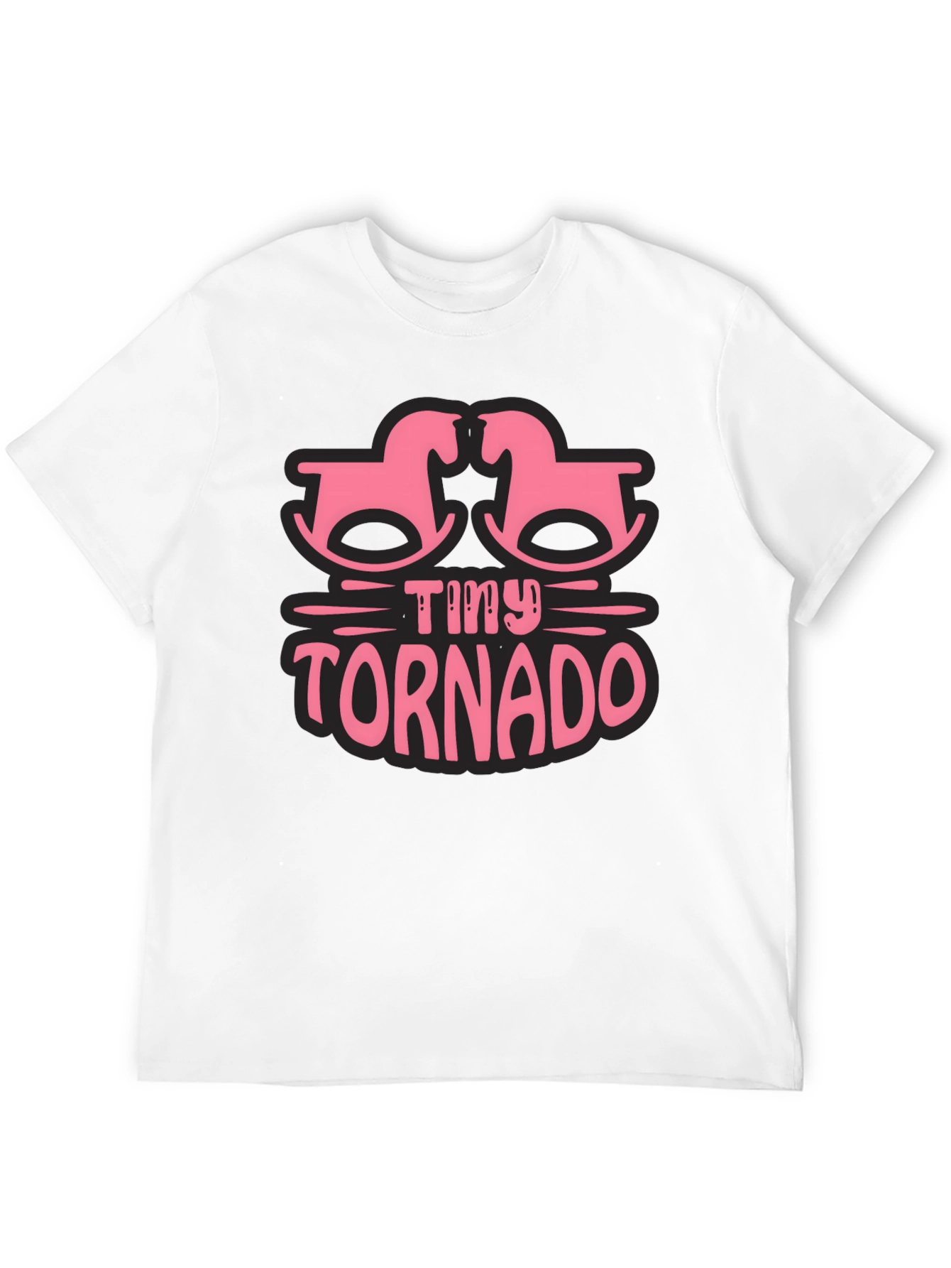 Black Tiny Tornado Rocking Horse Graphic Tee view 12