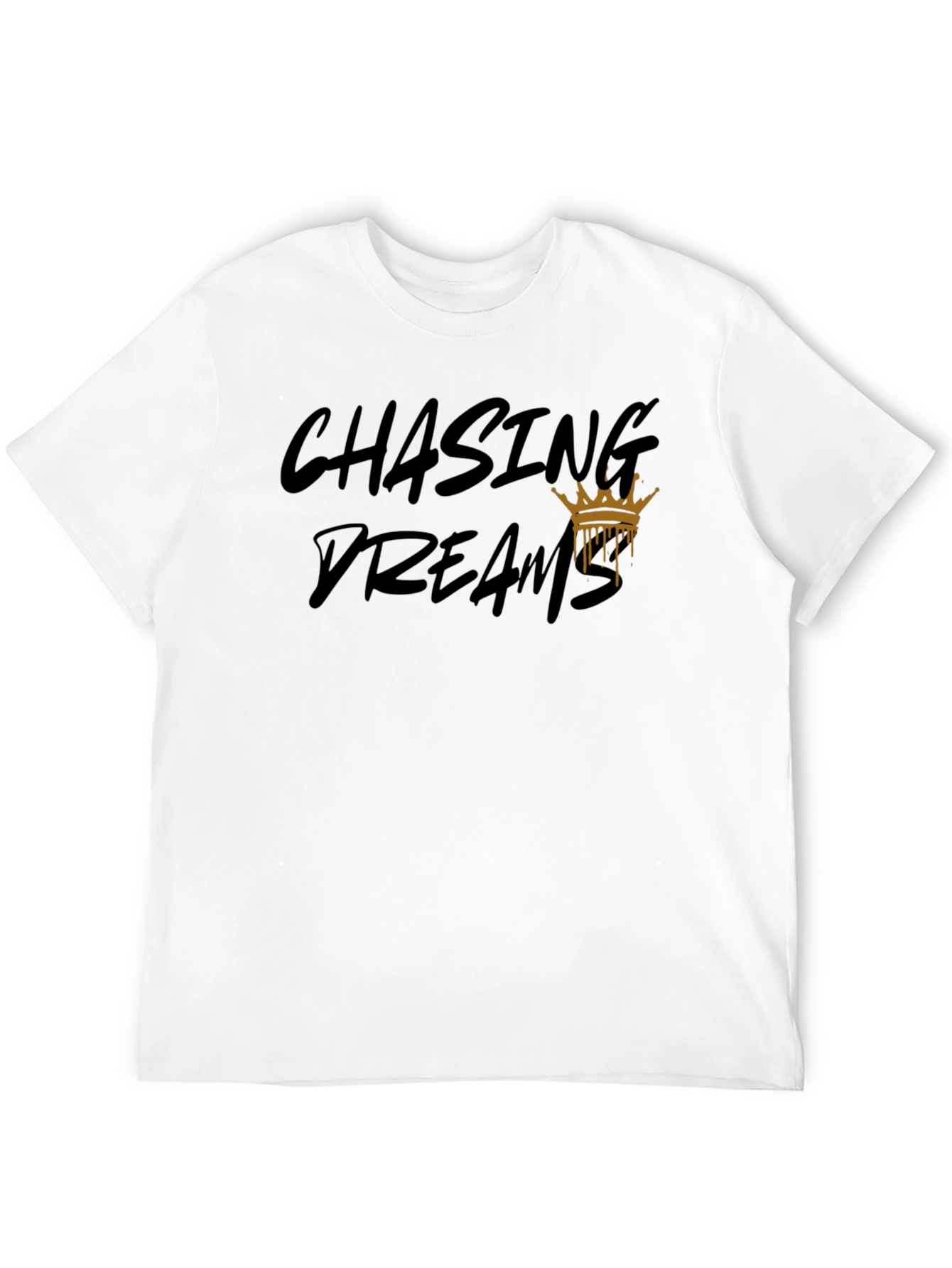 Black Chasing Dreams Graphic T-Shirt view 12